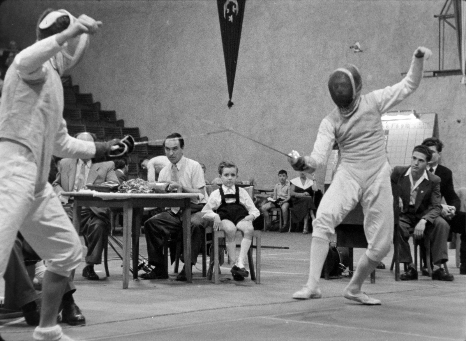 1958, Szabó Gábor, kid, referee, man, Fortepan #174848