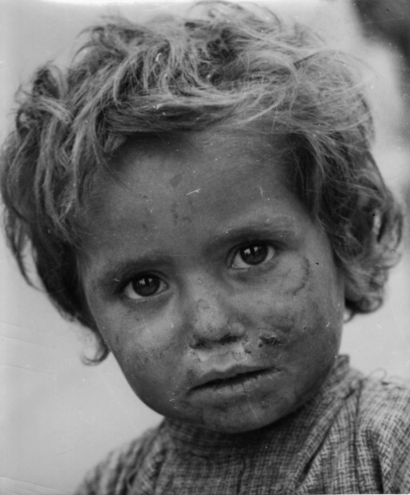 , 1941, Herskó Kata, Herskó Anna, portrait, kid, Fortepan #174949
