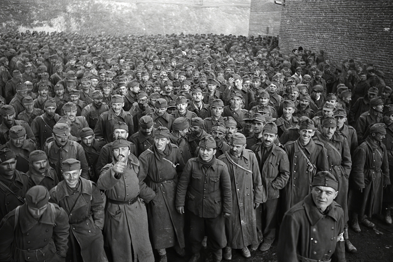 1944, Vörös Hadsereg, hadifogoly, zsidóüldözés, Fortepan #175312