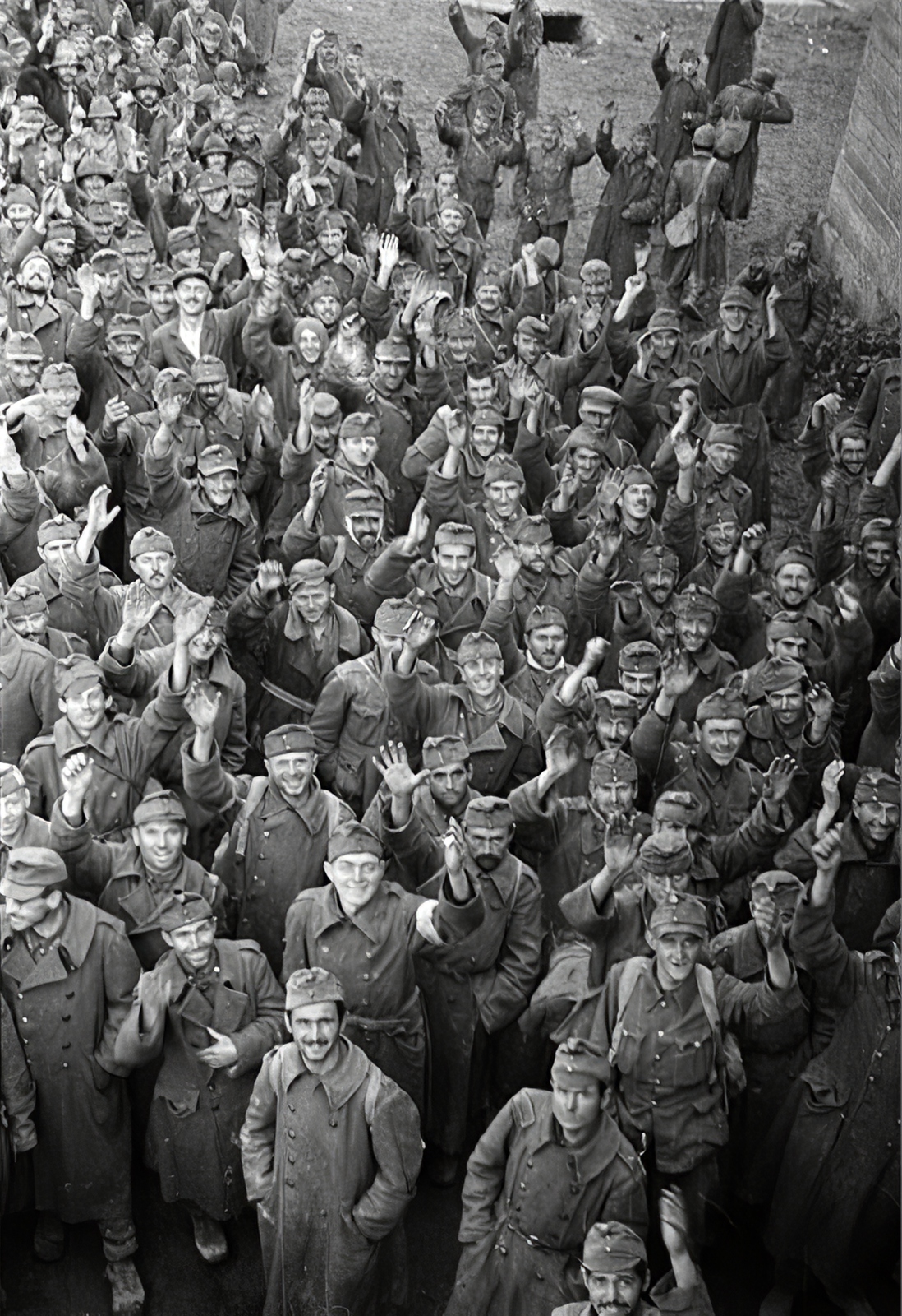 1944, Vörös Hadsereg, hadifogoly, Fortepan #175318