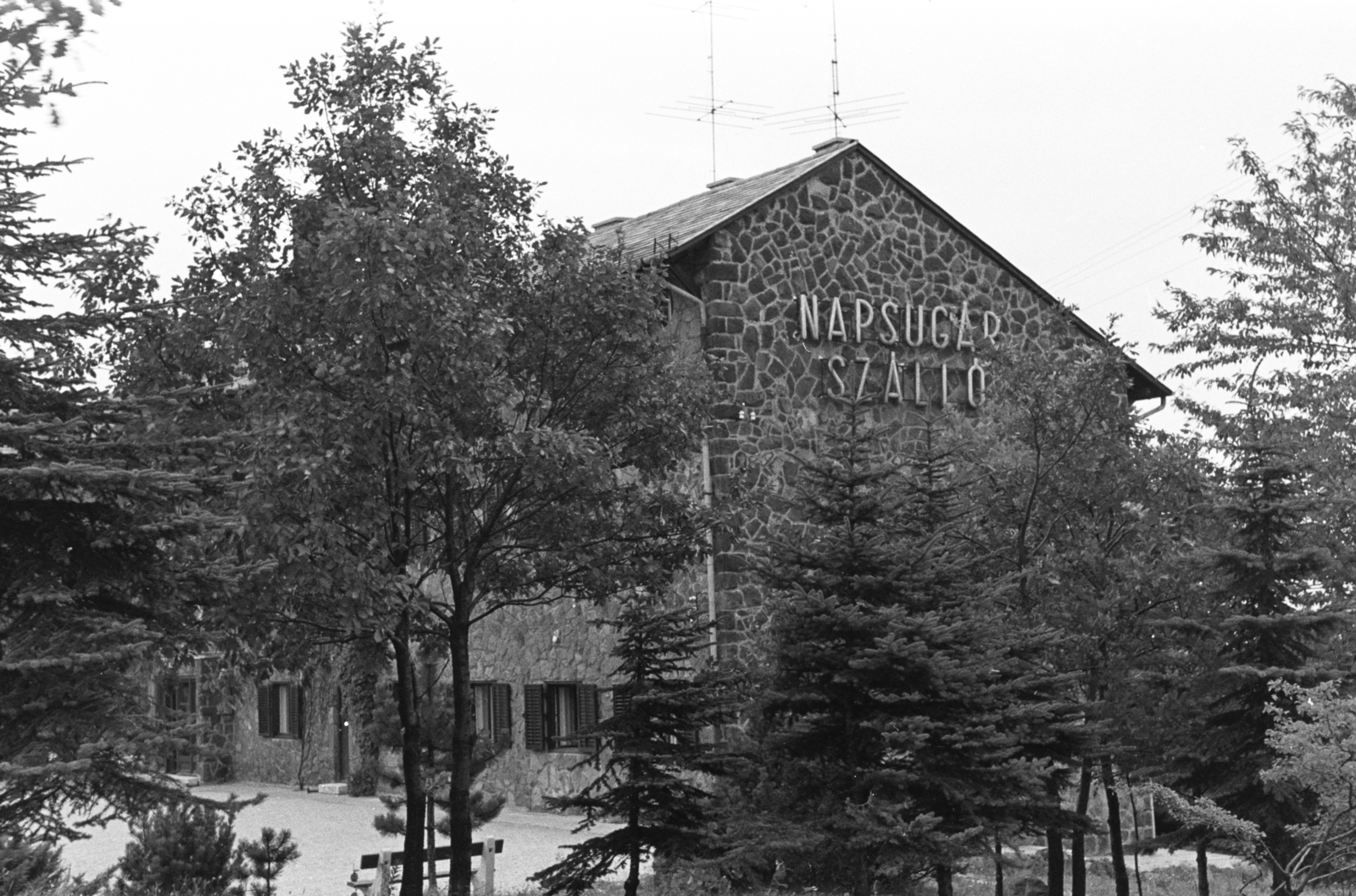 Hungary, Dobogókő, Napsugár szálló., 1960, Chuckyeager tumblr, freestone, Fortepan #175448