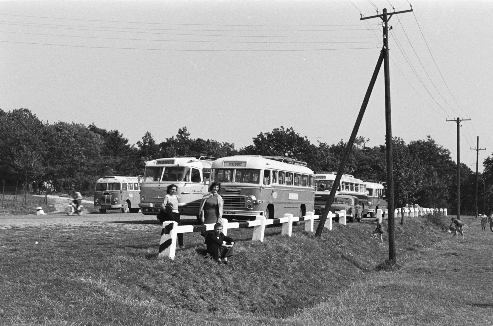 Hungary, Dobogókő, parkoló., 1960, Chuckyeager tumblr, Fortepan #175449