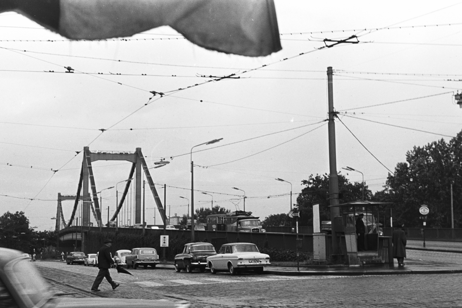 Ausztria, Bécs, Reichsbrücke (1976-ban leomlott, ma a Johann-Nestroy-Brücke áll a helyén)., 1963, Chuckyeager tumblr, Fortepan #175575