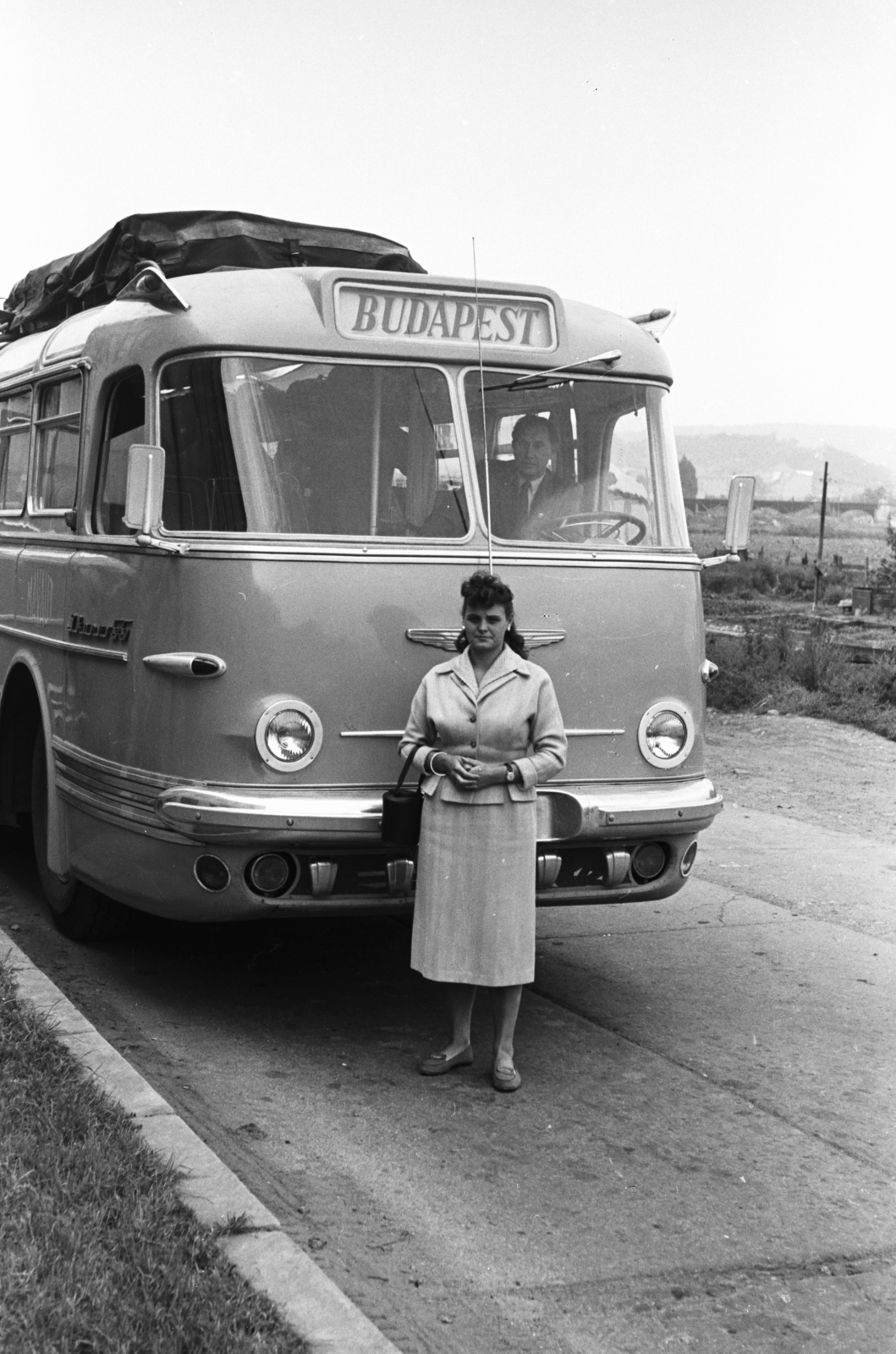 1960, Chuckyeager tumblr, bus, Ikarus-brand, Fortepan #175604