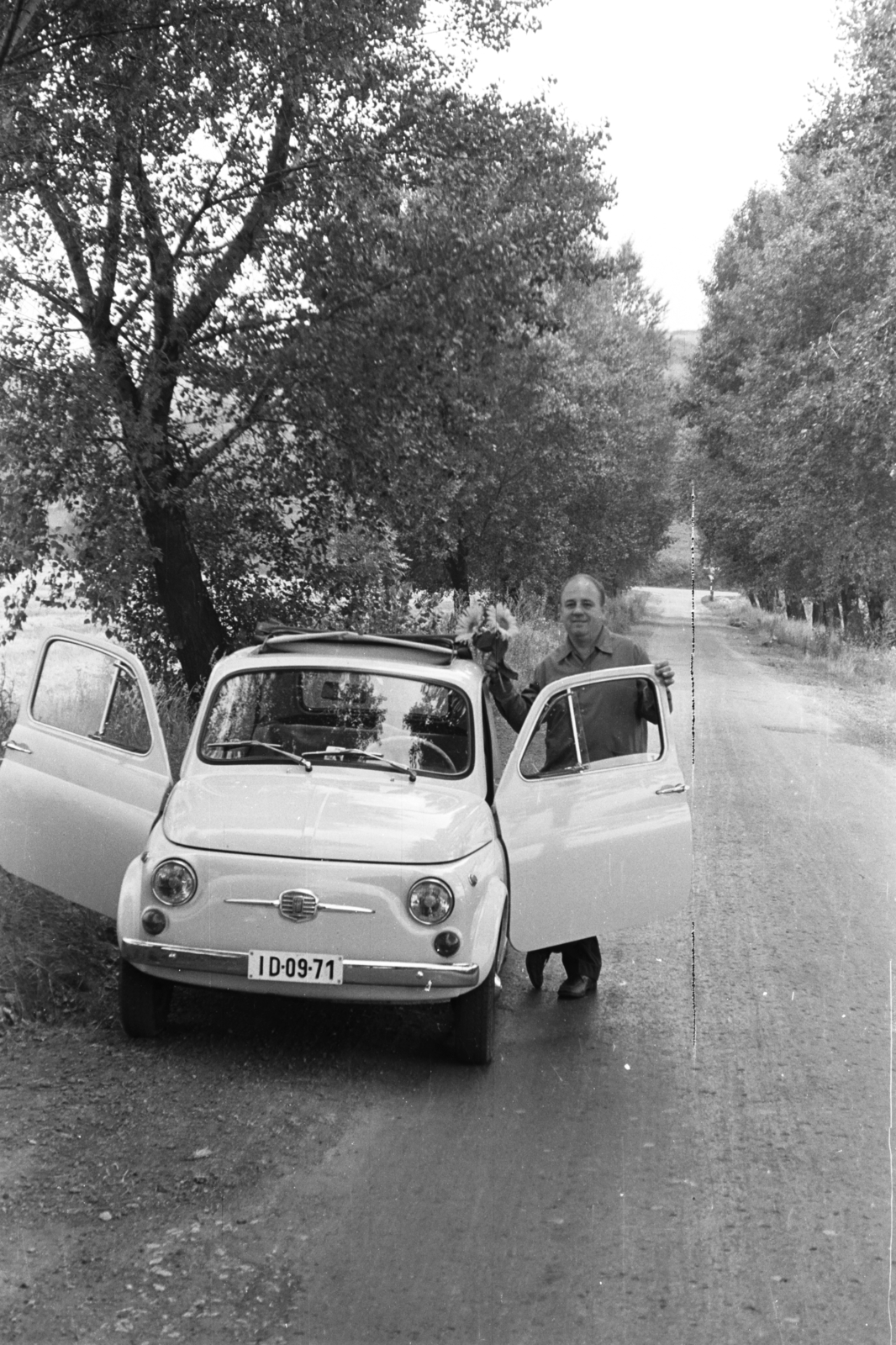 1969, Chuckyeager tumblr, Fiat-márka, rendszám, Fiat 600, Fortepan #175796