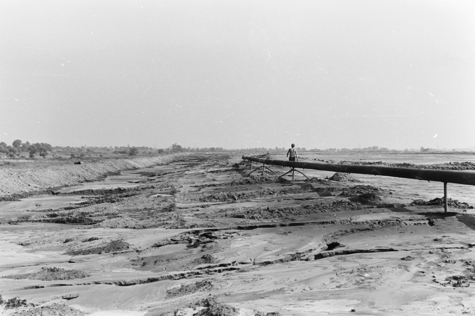 Hungary, Múcsony, a Borsodi Hőerőmű zagytere., 1968, Chuckyeager tumblr, Fortepan #175857