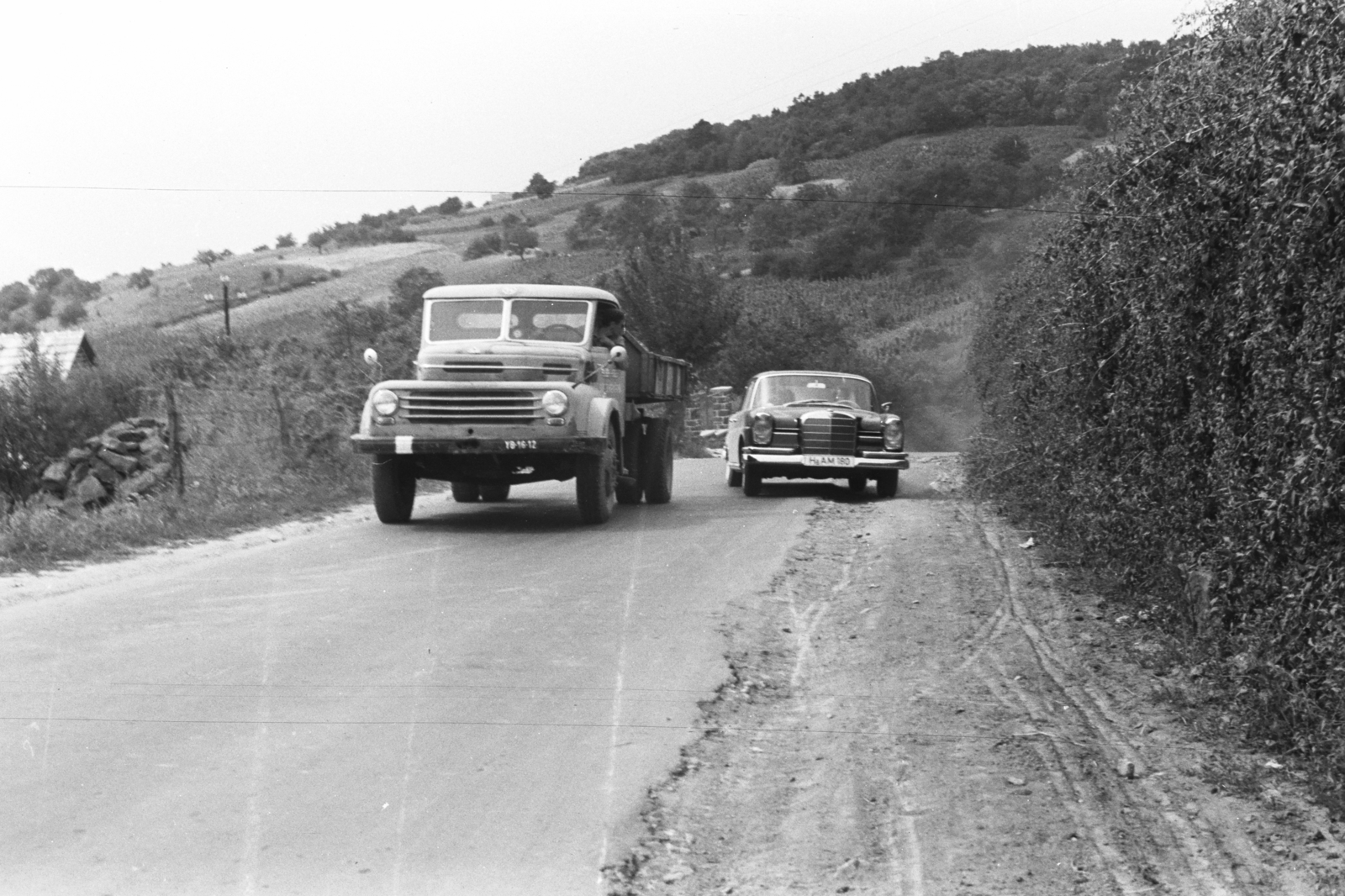 1962, Chuckyeager tumblr, Mercedes-brand, Csepel D450, Fortepan #176082