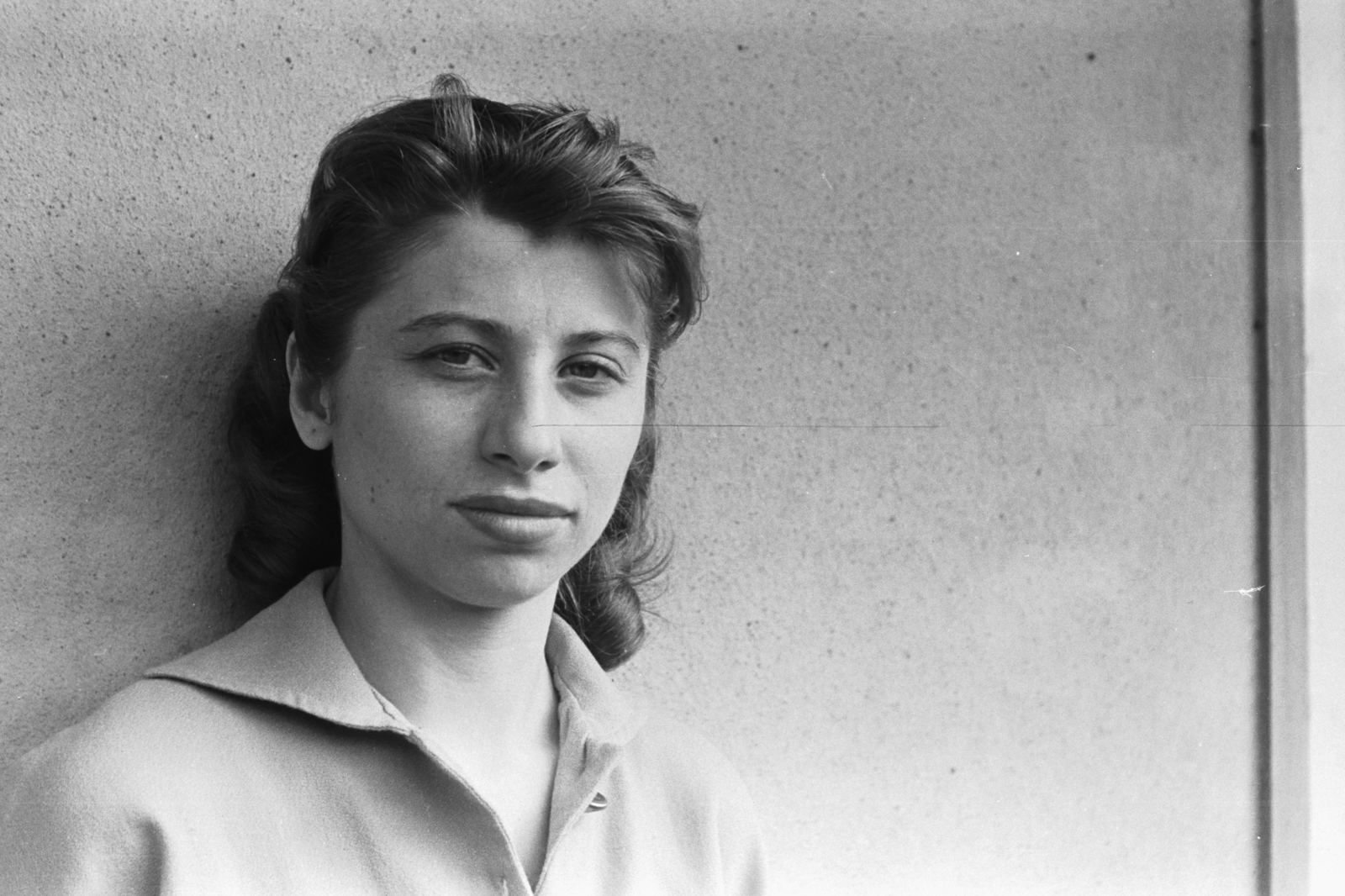 1954, Chuckyeager tumblr, youth, lady, portrait, Fortepan #176085
