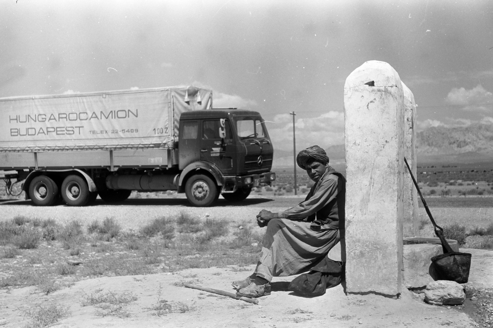 Irán, 1981, Chuckyeager tumblr, Mercedes-márka, kamion, Hungarocamion-szervezet, Fortepan #176211