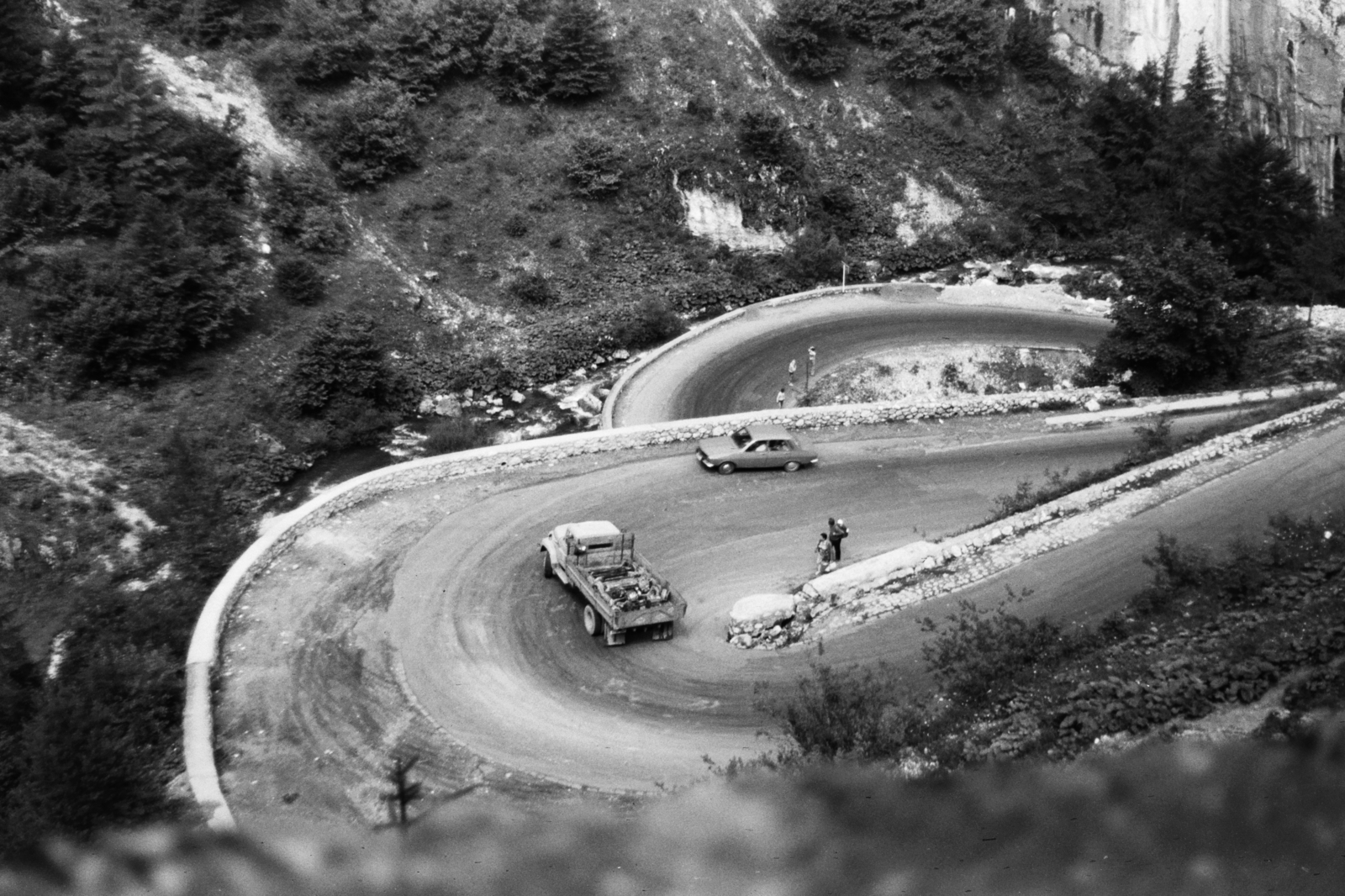 Romania,Transylvania, Bicaz Canyon, nagy szerpentin., 1978, Chuckyeager tumblr, Fortepan #176410