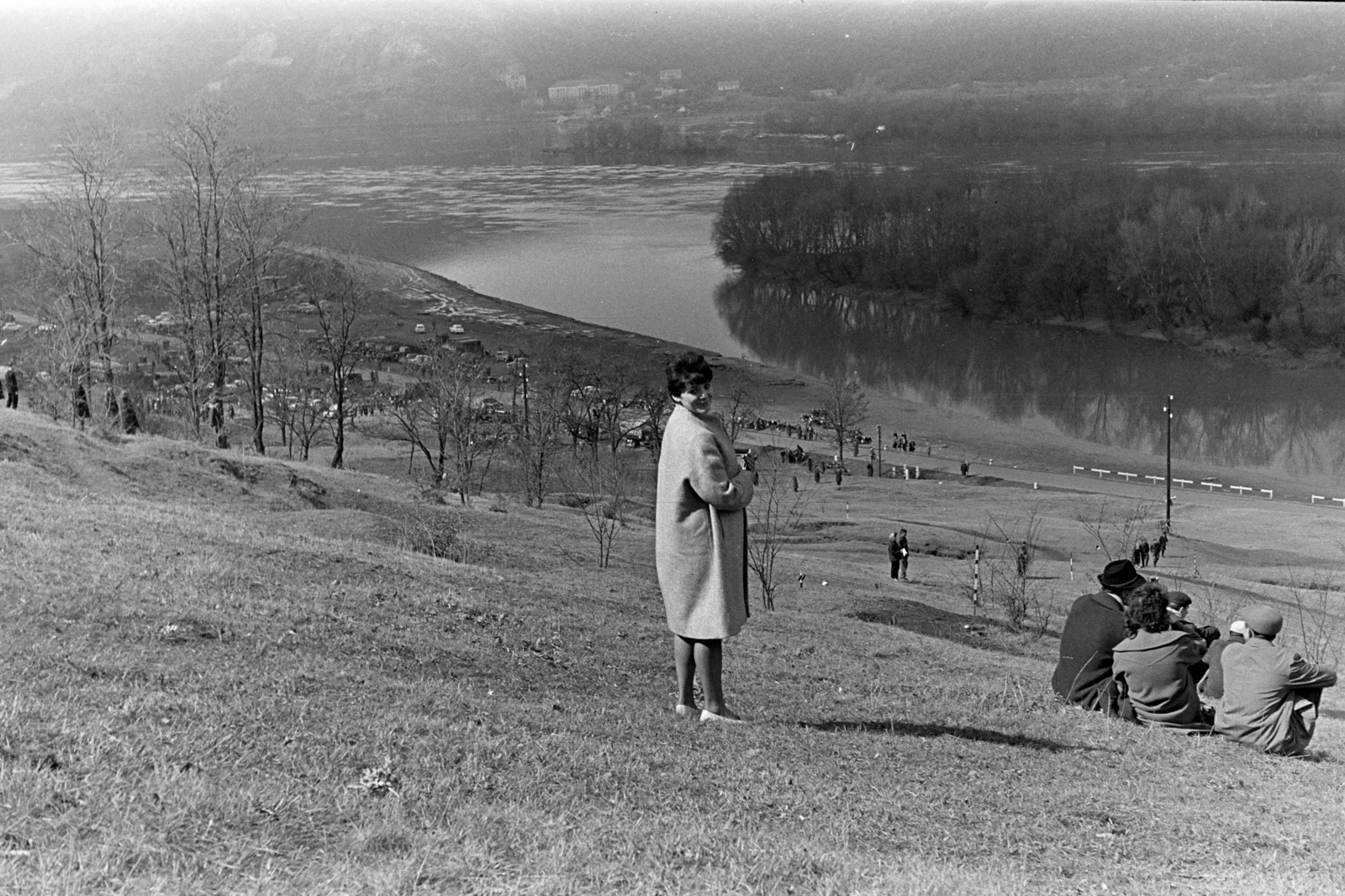 Hungary, Esztergom, a szamárhegyi motokrossz pálya a 11-es számú főútnál., 1966, Chuckyeager tumblr, island, Danube, Fortepan #176433