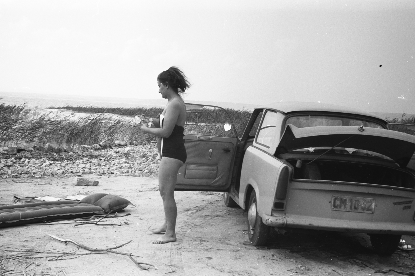 Hungary,Lake Balaton, Siófok, Balatonszabadi-Sóstó., 1978, Chuckyeager tumblr, Fortepan #176448