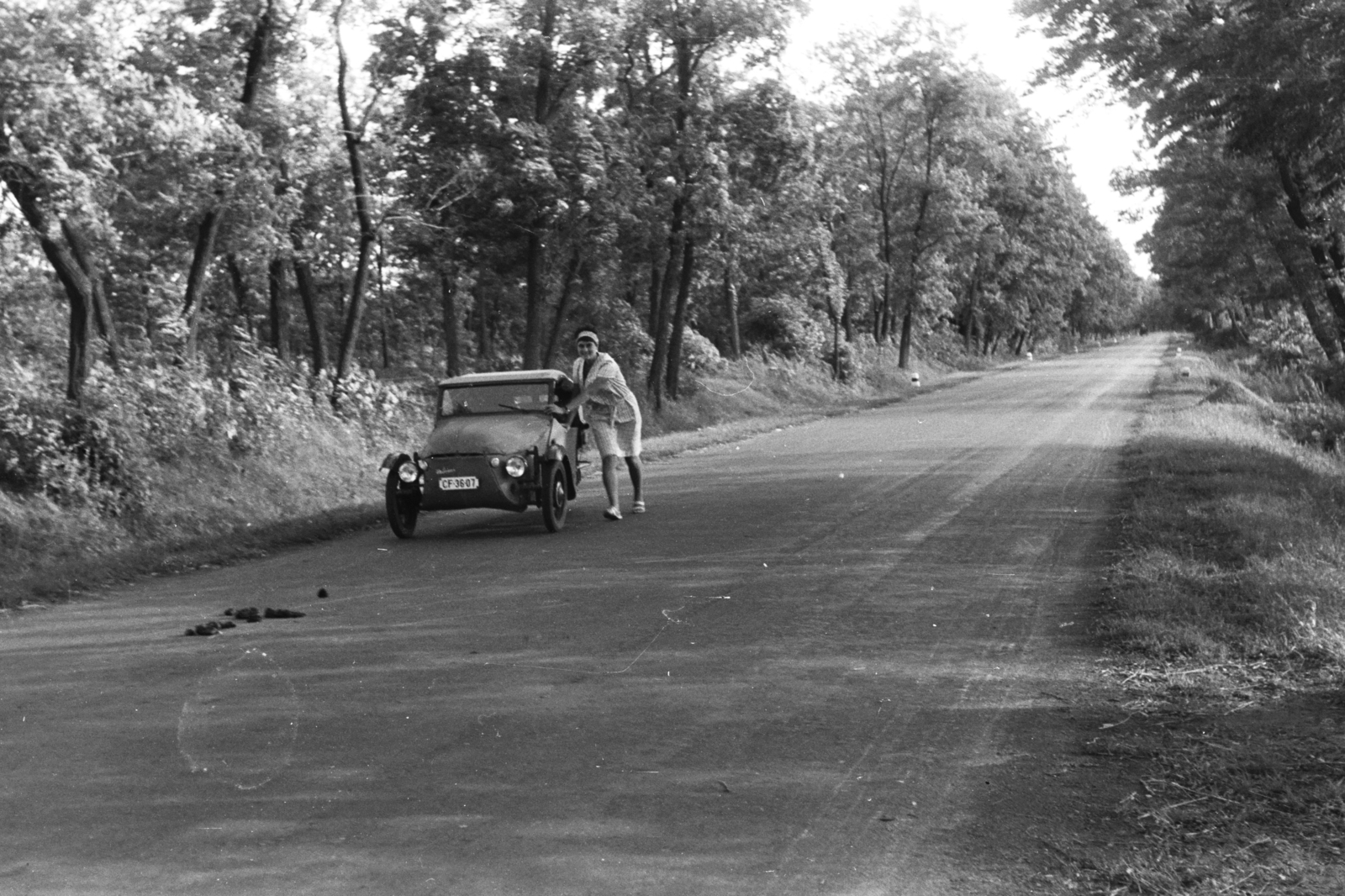 1964, Chuckyeager tumblr, Velorex-brand, faeces, Fortepan #176513