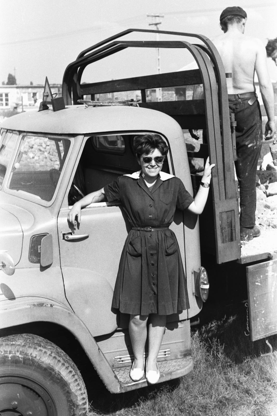 1964, Chuckyeager tumblr, woman, Csepel D450, Fortepan #176579