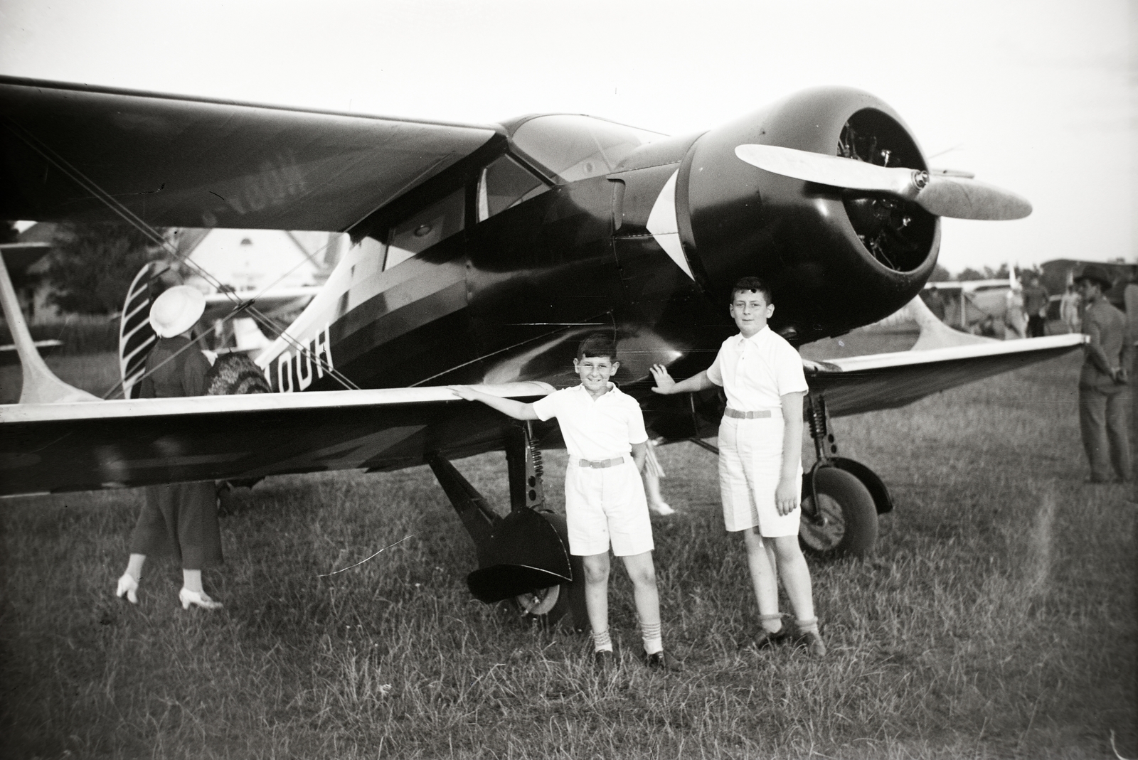 1935, Bojár Sándor, airplane, biplane, Fortepan #177108
