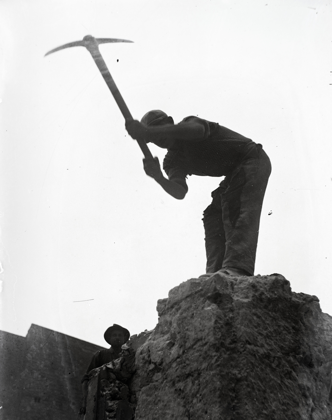 1936, Bojár Sándor, pickaxe, Fortepan #177217