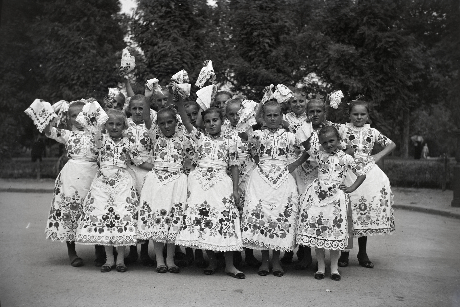 1939, Bojár Sándor, Kalocsai népviselet, Gyöngyösbokréta Mozgalom, Fortepan #177280