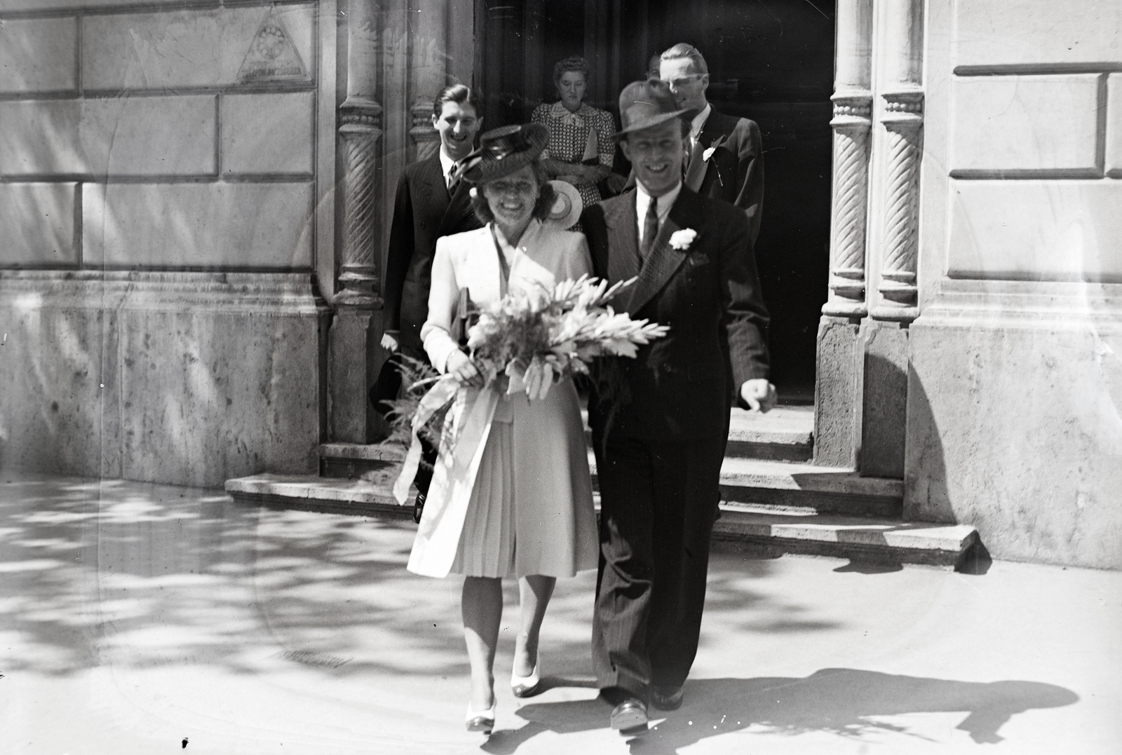 Hungary, Budapest V., Honvéd utca 20. Kerületi anyakönyvi hivatal., 1939, Bojár Sándor, wedding ceremony, Budapest, Fortepan #177285