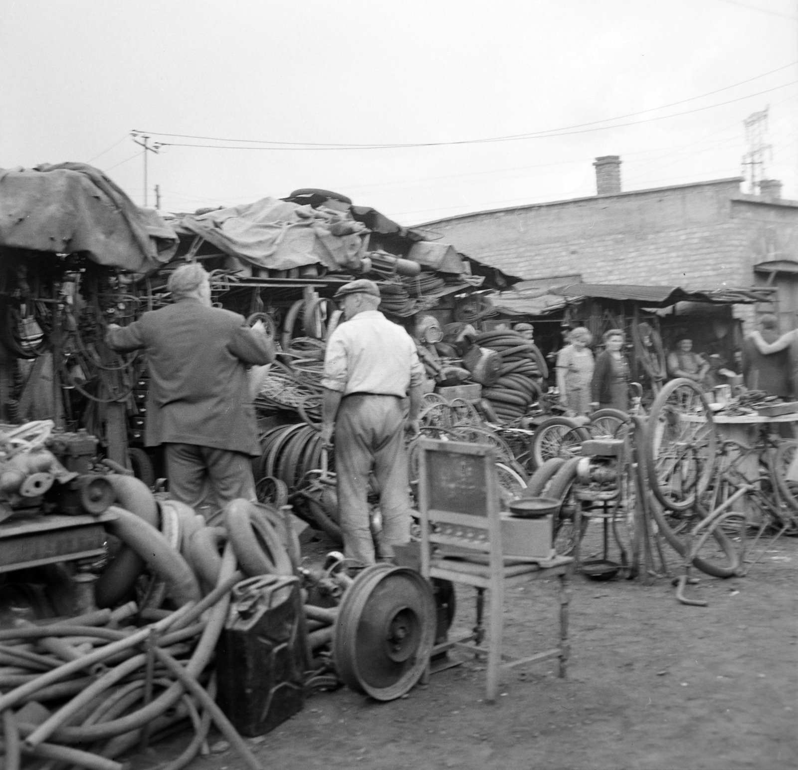 Hungary, Budapest IX., Ecseri úti használtcikk piac., 1962, Bojár Sándor, Budapest, Fortepan #177470