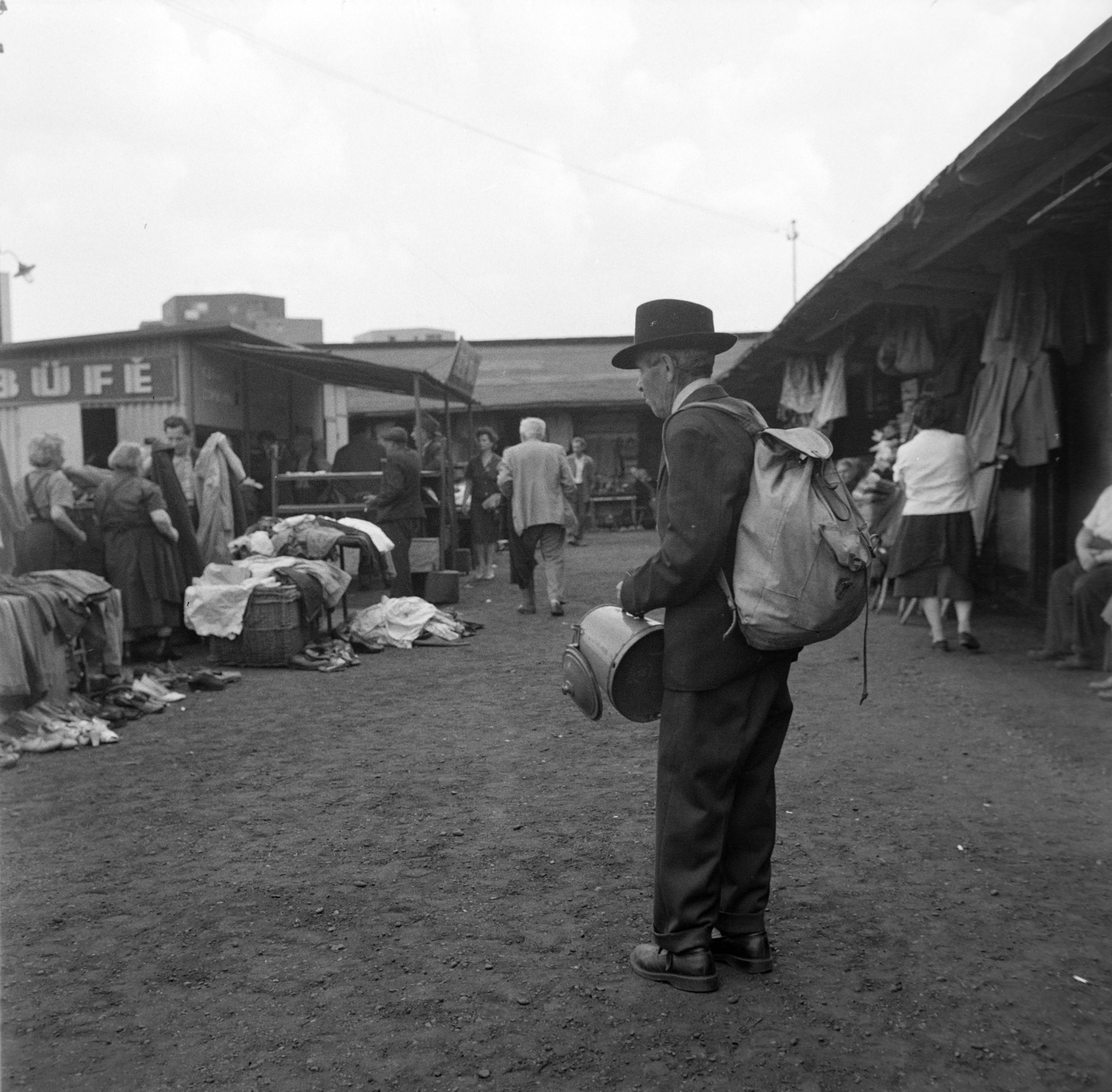 Hungary, Budapest IX., Ecseri úti használtcikk piac., 1962, Bojár Sándor, Budapest, Fortepan #177476