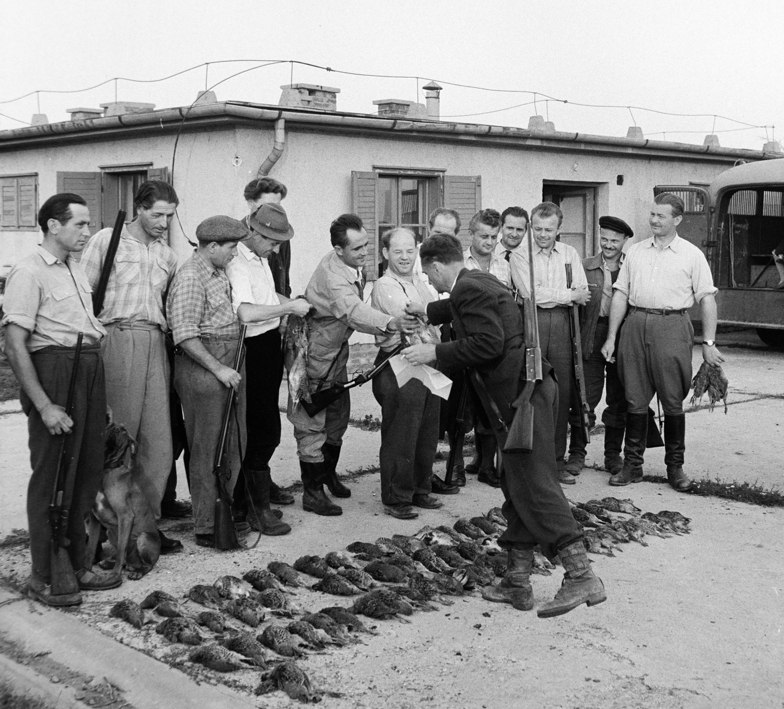 1965, Bojár Sándor, bird, hunting, Fortepan #177593