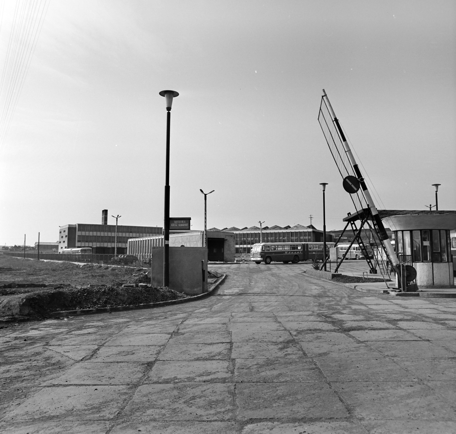 Hungary, Eger, Mátyás király (Lenin) út 134., 4. sz. AKÖV (később Agria Volán) telephelye., 1967, Bojár Sándor, Fortepan #177730