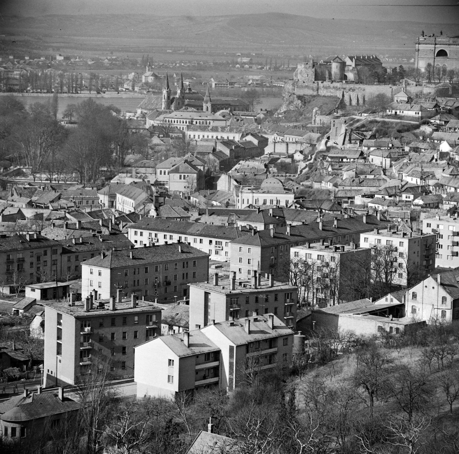 Hungary, Esztergom, kilátás a Szent János-kúti út felől., 1966, Bojár Sándor, Fortepan #177975