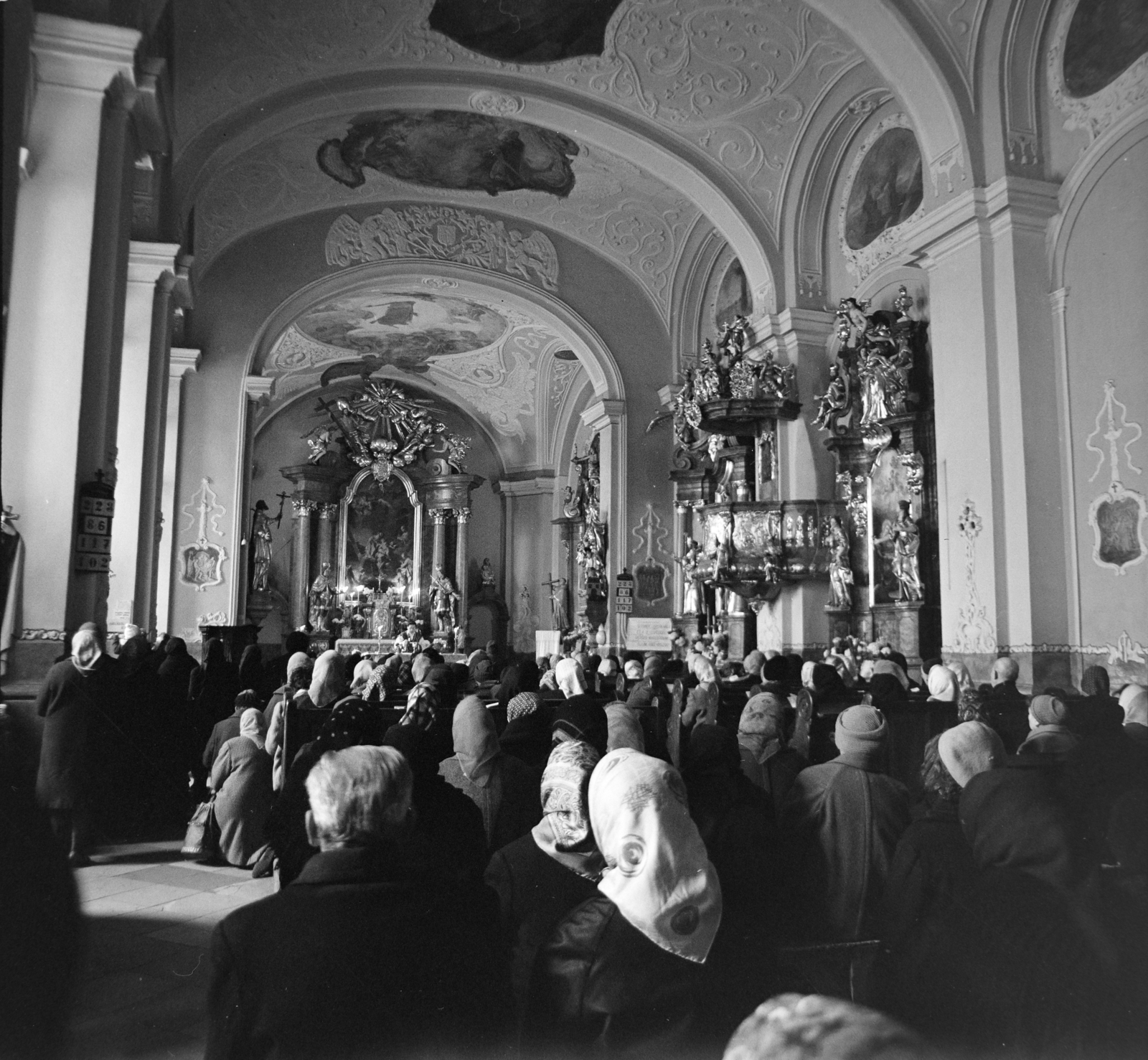 Magyarország, Nagykanizsa, Zárda utca, Szent József-templom., 1969, Bojár Sándor, Fortepan #178095