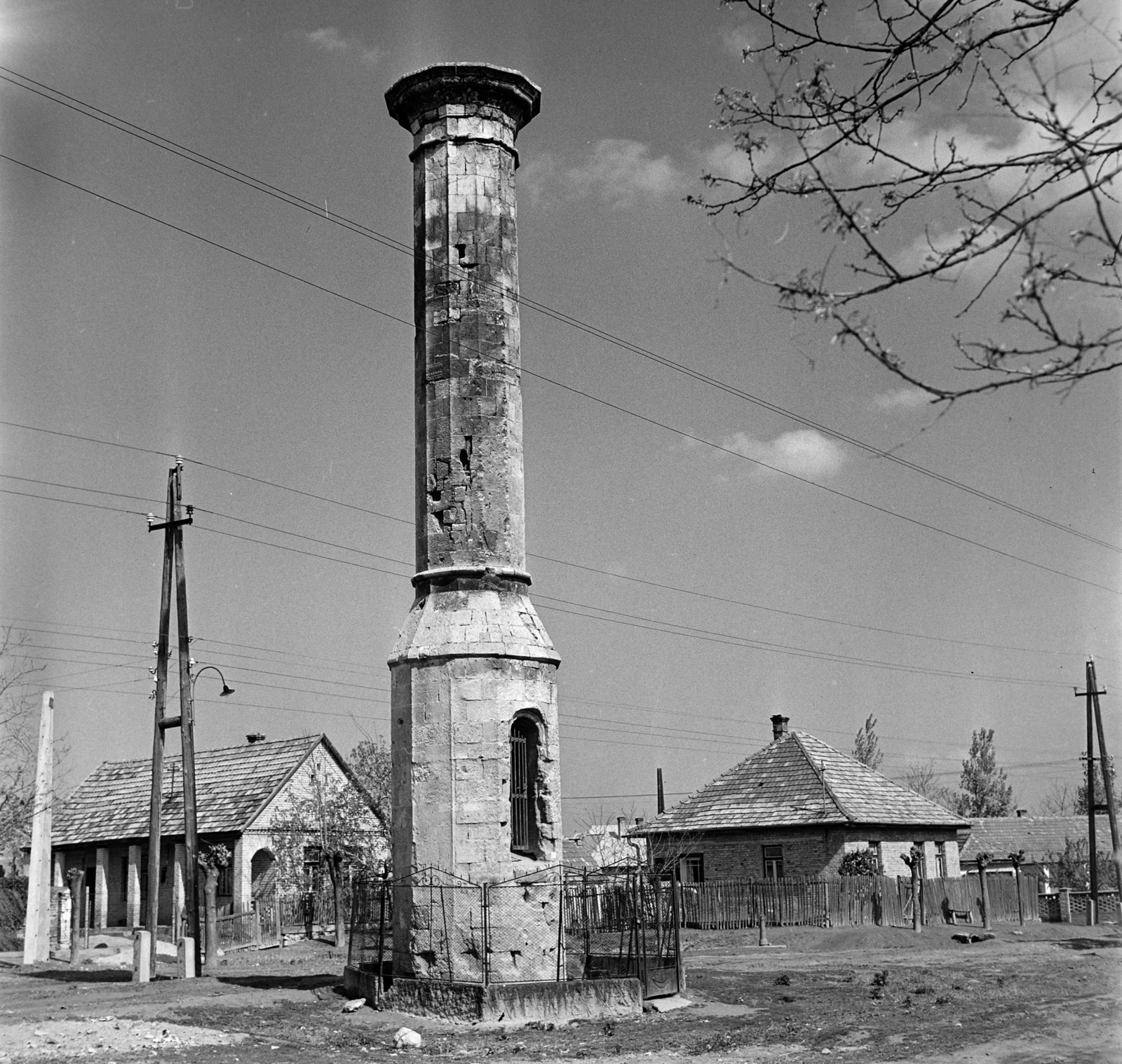 Magyarország, Érd, Mecset utca, Minaret., 1969, Bojár Sándor, Oszmán-török építészet, Fortepan #178105