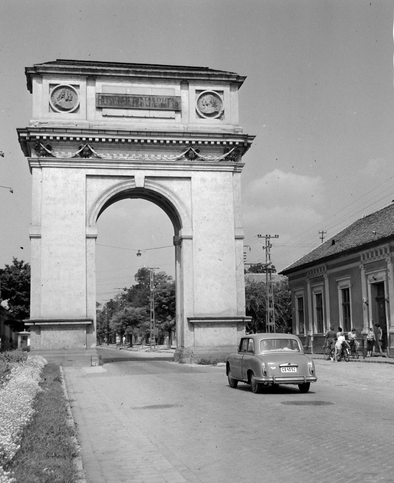 Hungary, Vác, Diadalív (Kőkapu)., 1960, Bojár Sándor, Fortepan #178231