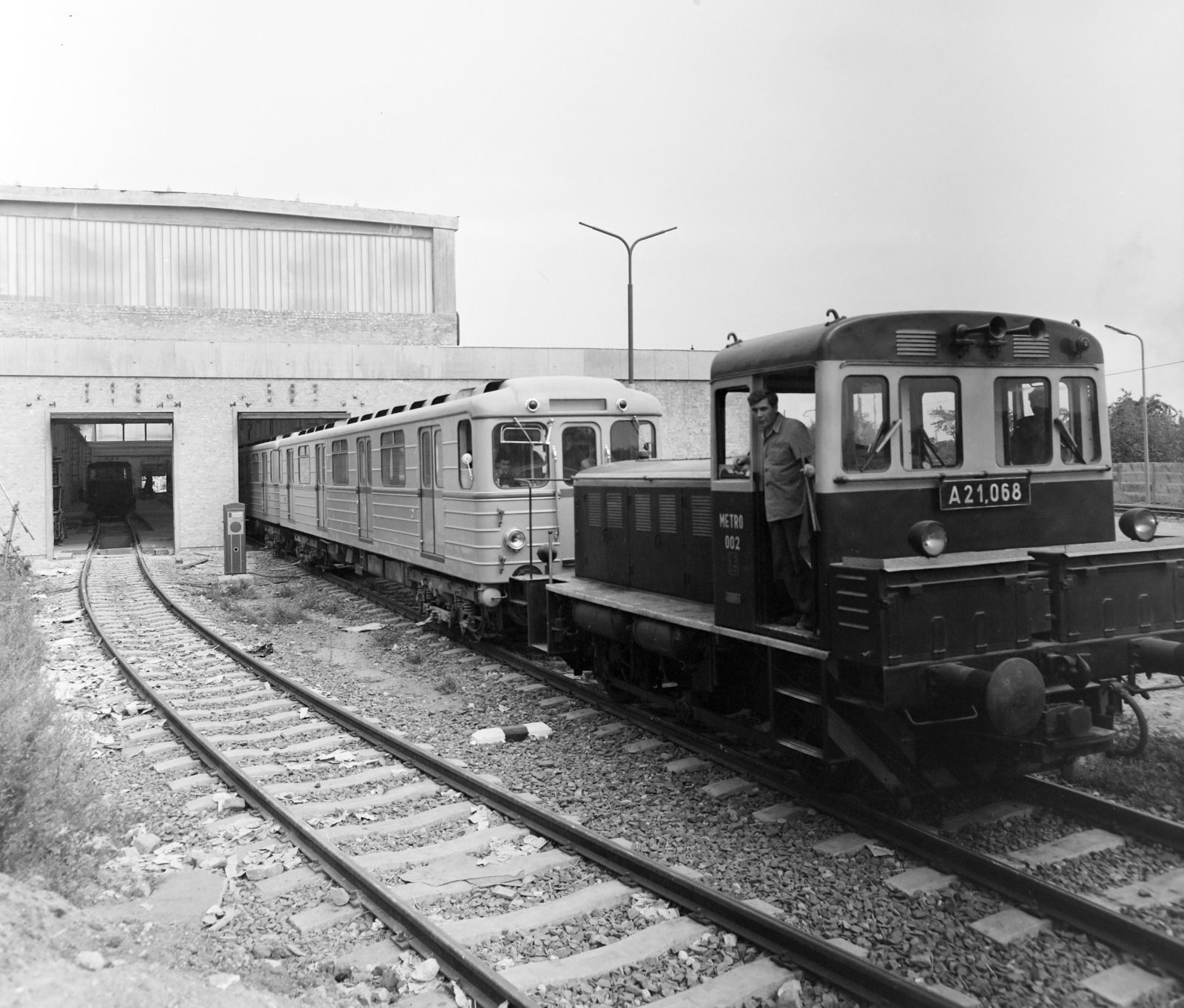 Hungary, Budapest X., Fehér út, Metró Járműtelep., 1968, Bojár Sándor, Budapest, Fortepan #178516