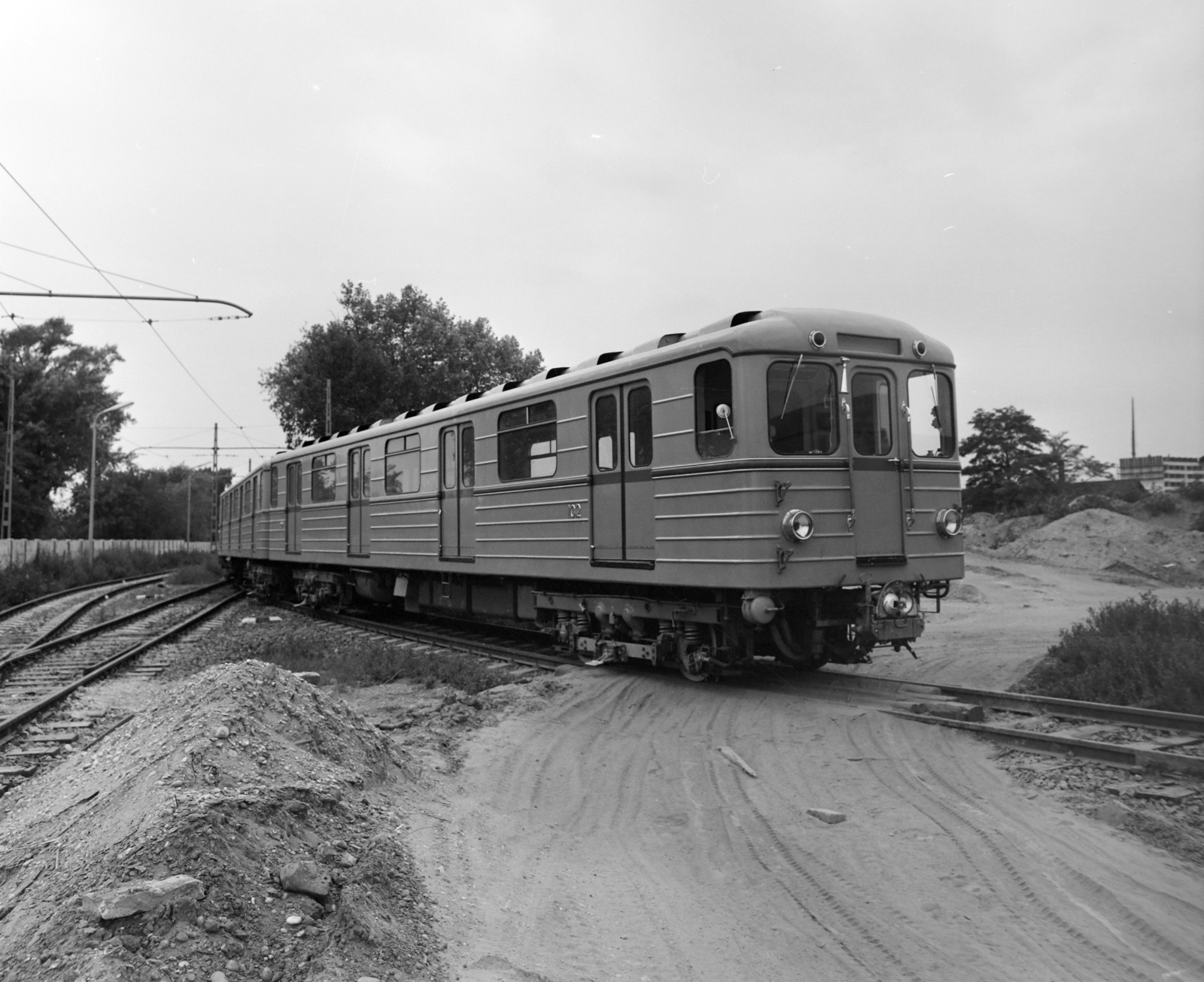 Magyarország, Budapest X., a 2-es metró Fehér úti járműtelepe., 1968, Bojár Sándor, Budapest, Fortepan #178518