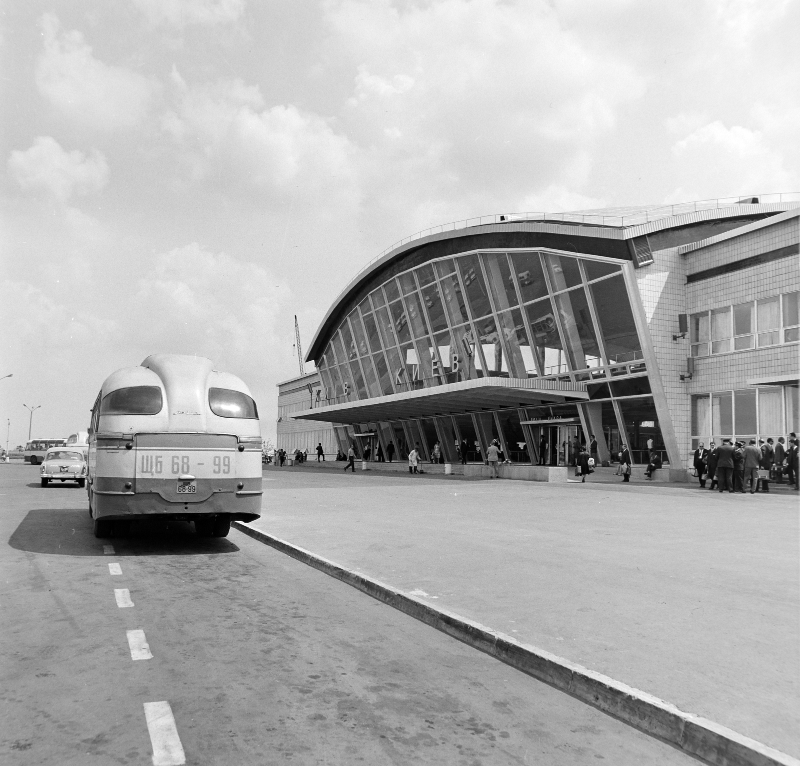 Ukraine, Kyiv, Boriszpili Nemzetközi Repülőtér., 1965, Bojár Sándor, Fortepan #178527