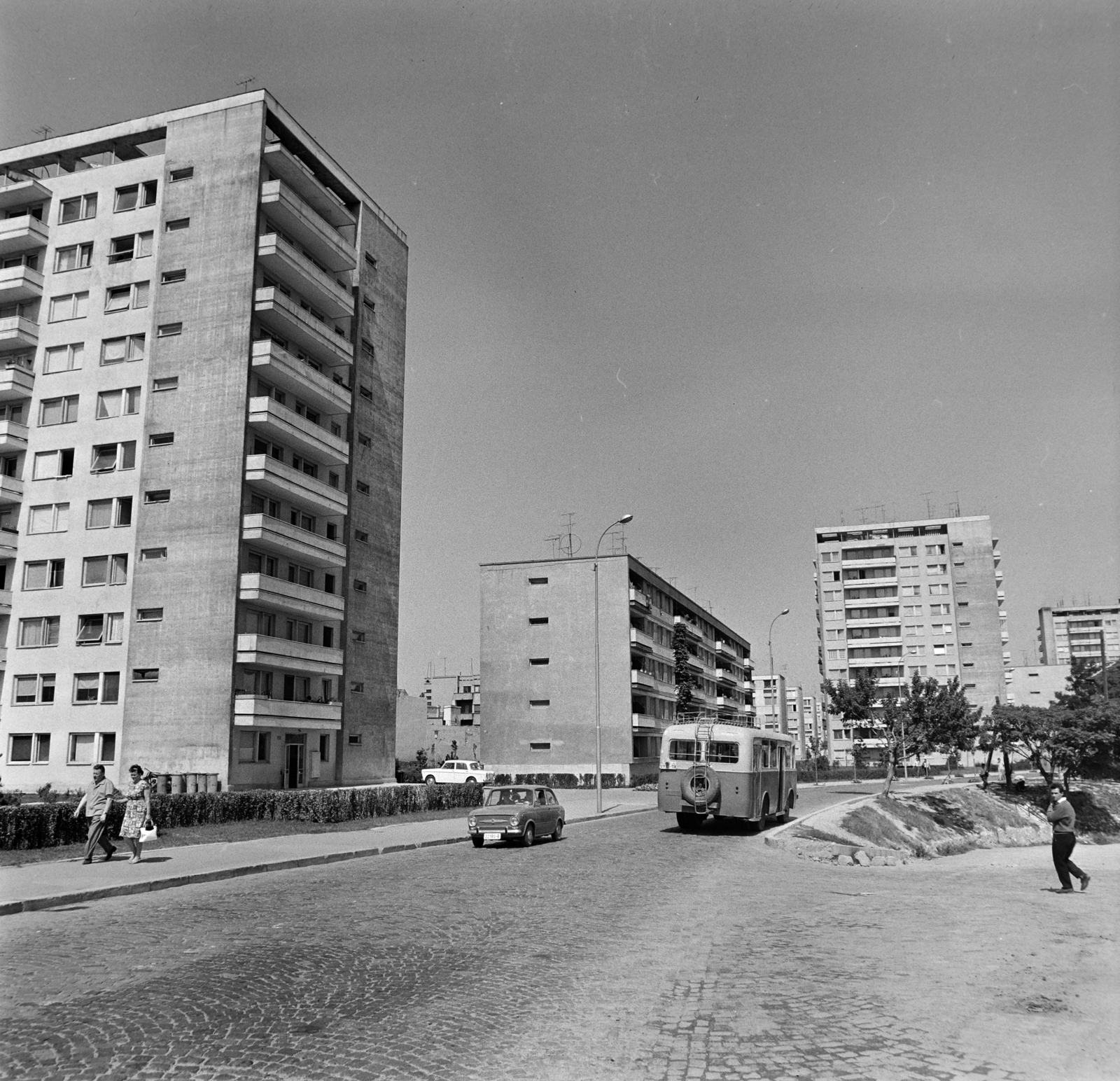 Romania, Constanța, Strada Traian., 1968, Bojár Sándor, Fortepan #178789