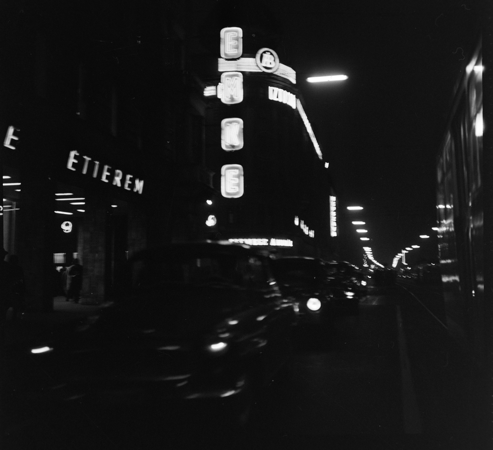 Hungary, Budapest VII., Rákóczi út, balra az Erzsébet (Lenin) körút torkolata., 1965, Bojár Sándor, Budapest, Fortepan #178904