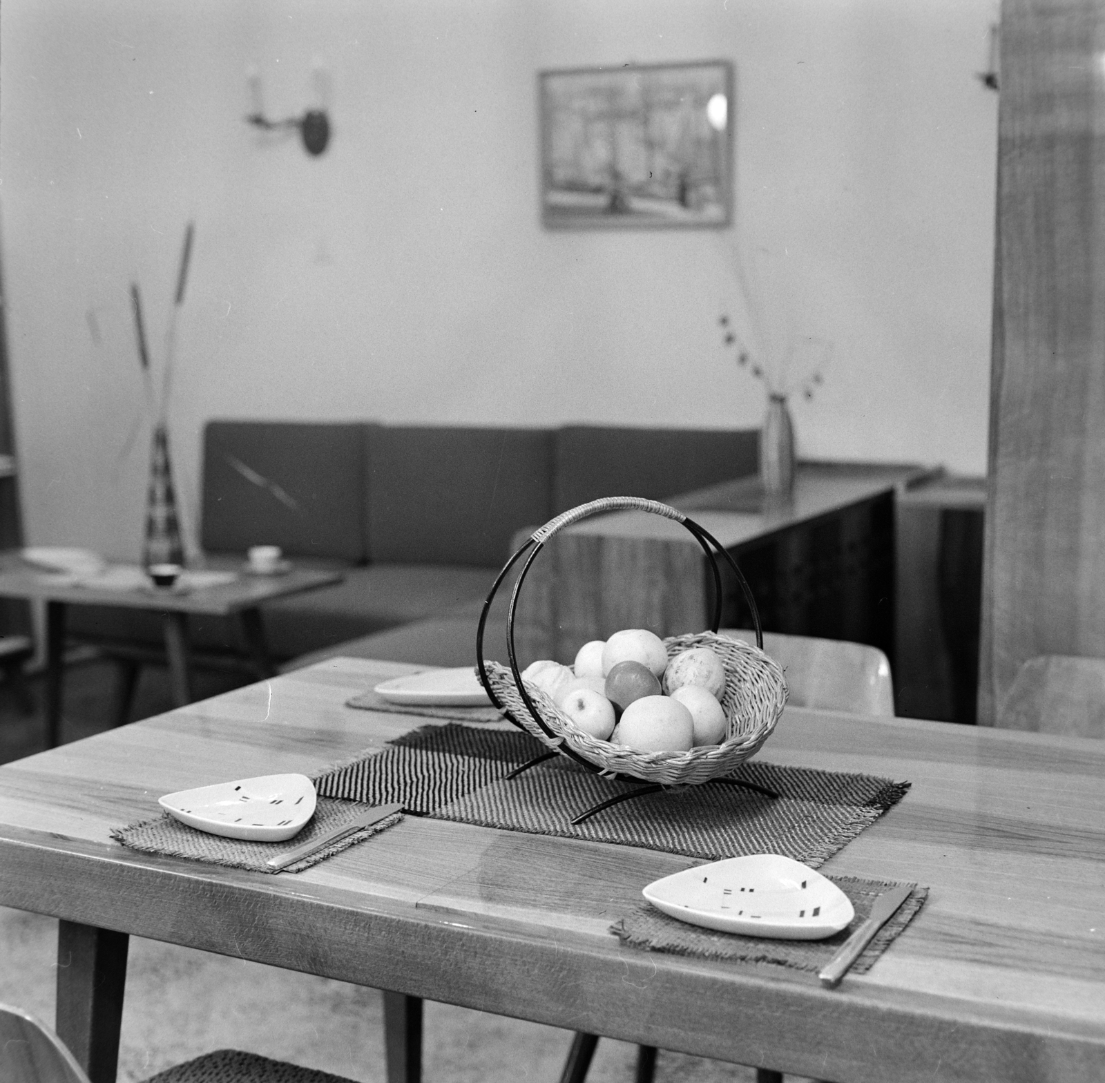 Hungary, Budapest, bútorkiállítás, Perhács László lakberendezése., 1966, Bojár Sándor, Fortepan #178929