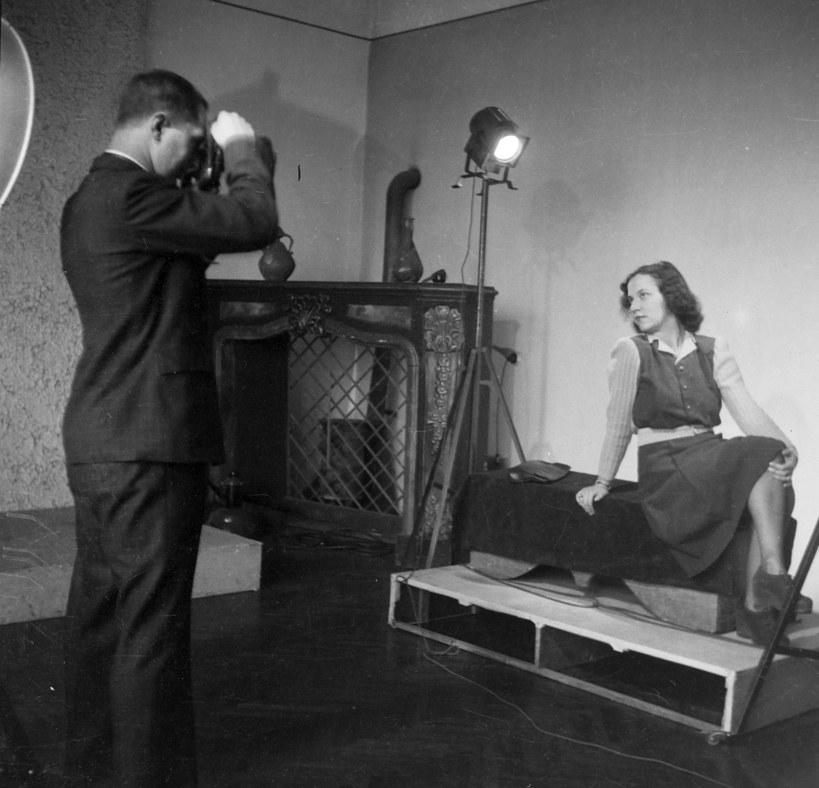 1960, Bojár Sándor, photography, photo model, Fortepan #179100