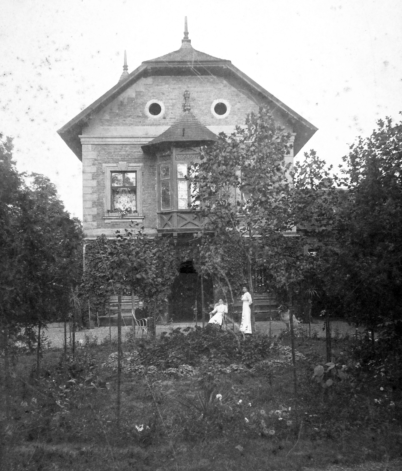 Magyarország, Budapest IV., Újpest, Fóti út 79. a Baross utca sarkánál., 1910, Jankovszky György, lakóház, Budapest, Fortepan #17922