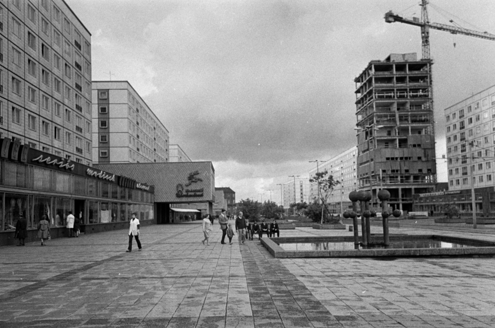 Németország, Magdeburg, Breiter Weg (Karl-Marx-Strasse)., 1969, Bojár Sándor, NDK, Fortepan #179374