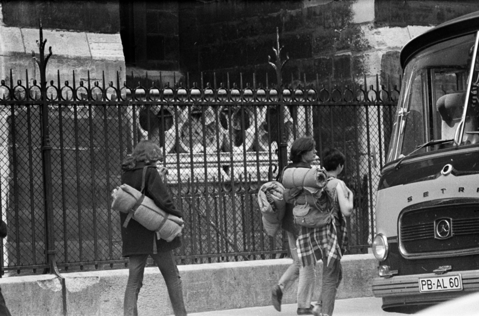 France, Paris, Cité-sziget, a felvétel a Notre-Dame kerítésénél készült., 1967, Bojár Sándor, Fortepan #179391