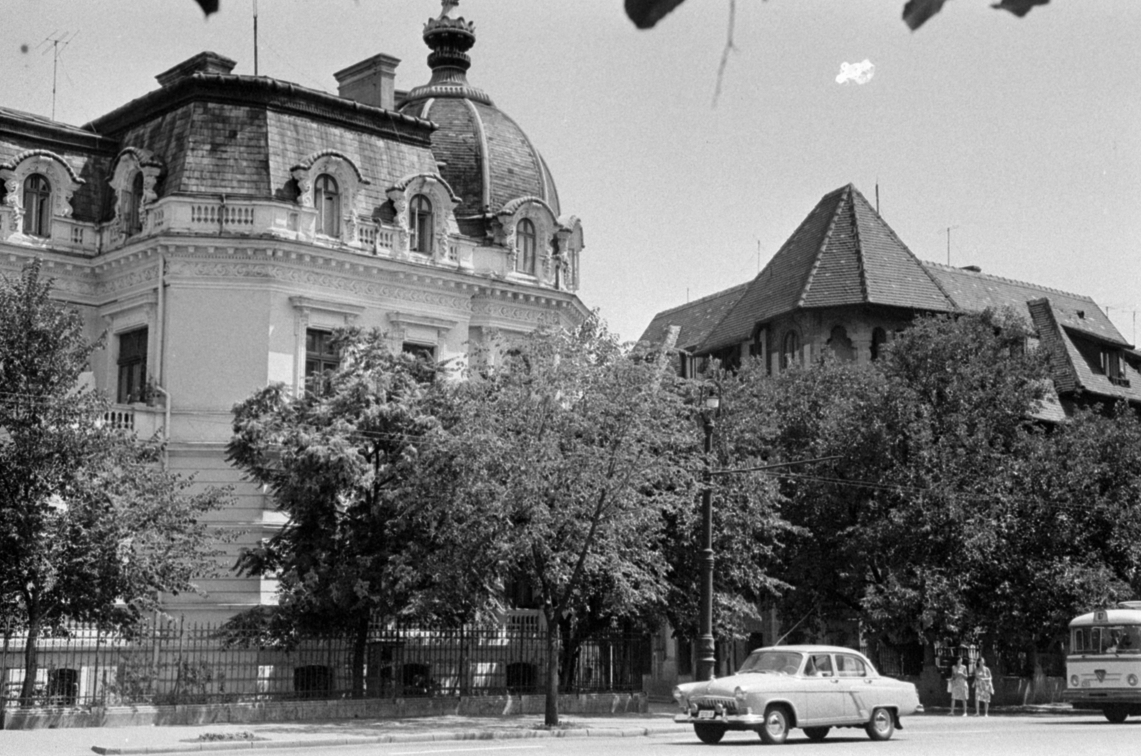 Románia, Bukarest, Bulevardul Lascăr Catargiu a Strada Constantin Daniel torkolata felé nézve., 1965, Bojár Sándor, Fortepan #179414