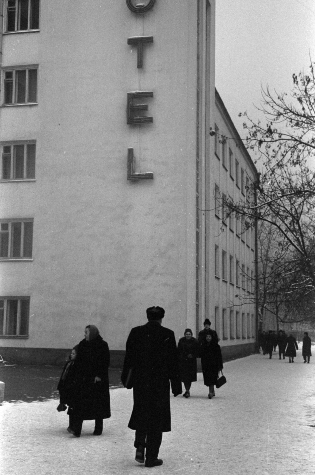 Russia, Irkutsk, Lenin utca, a Sibir szálloda., 1964, Bojár Sándor, Fortepan #179442