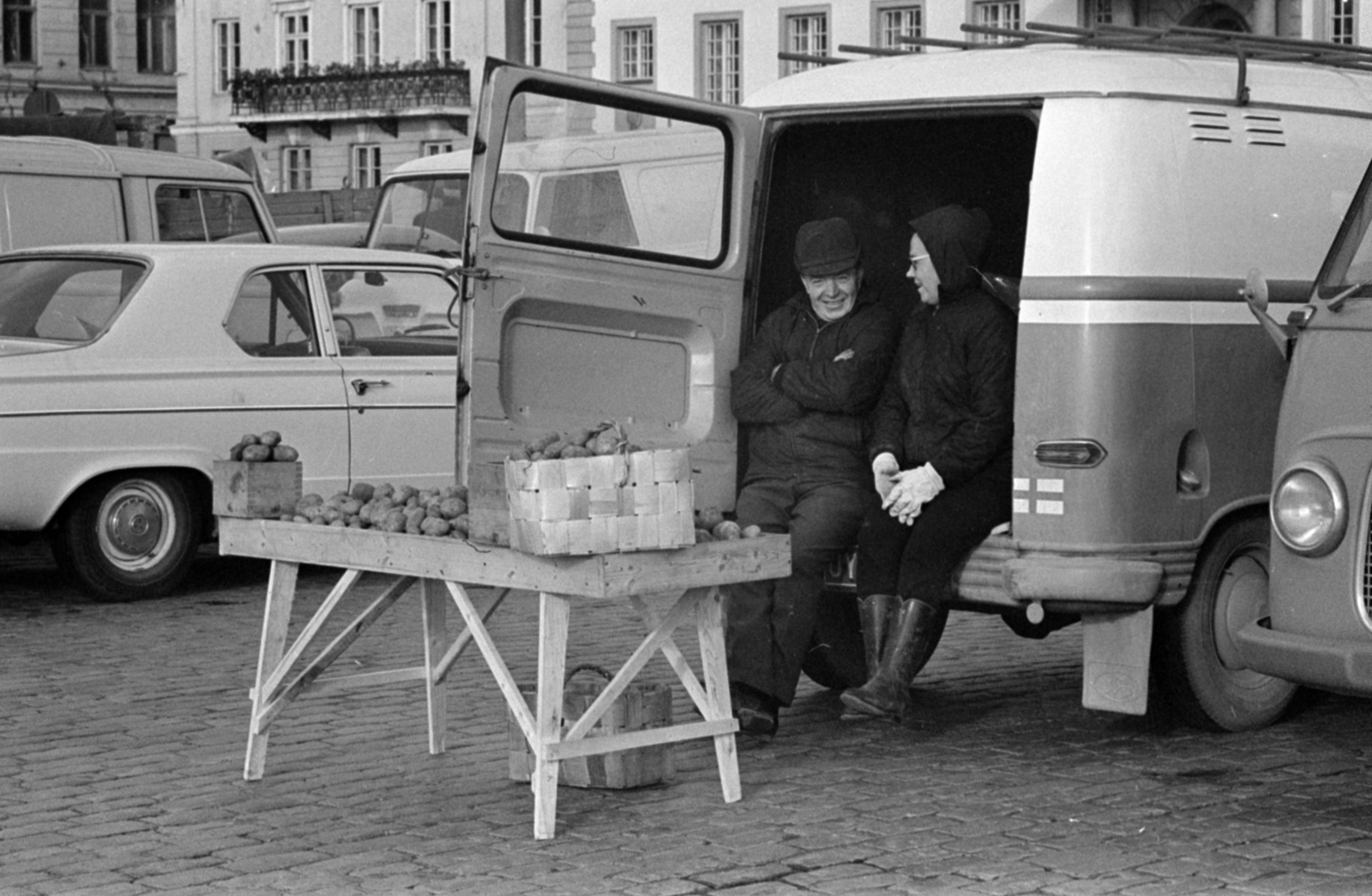 Finnország, Helsinki, a kikötői piactér (Kauppatori)., 1967, Bojár Sándor, Fortepan #179470