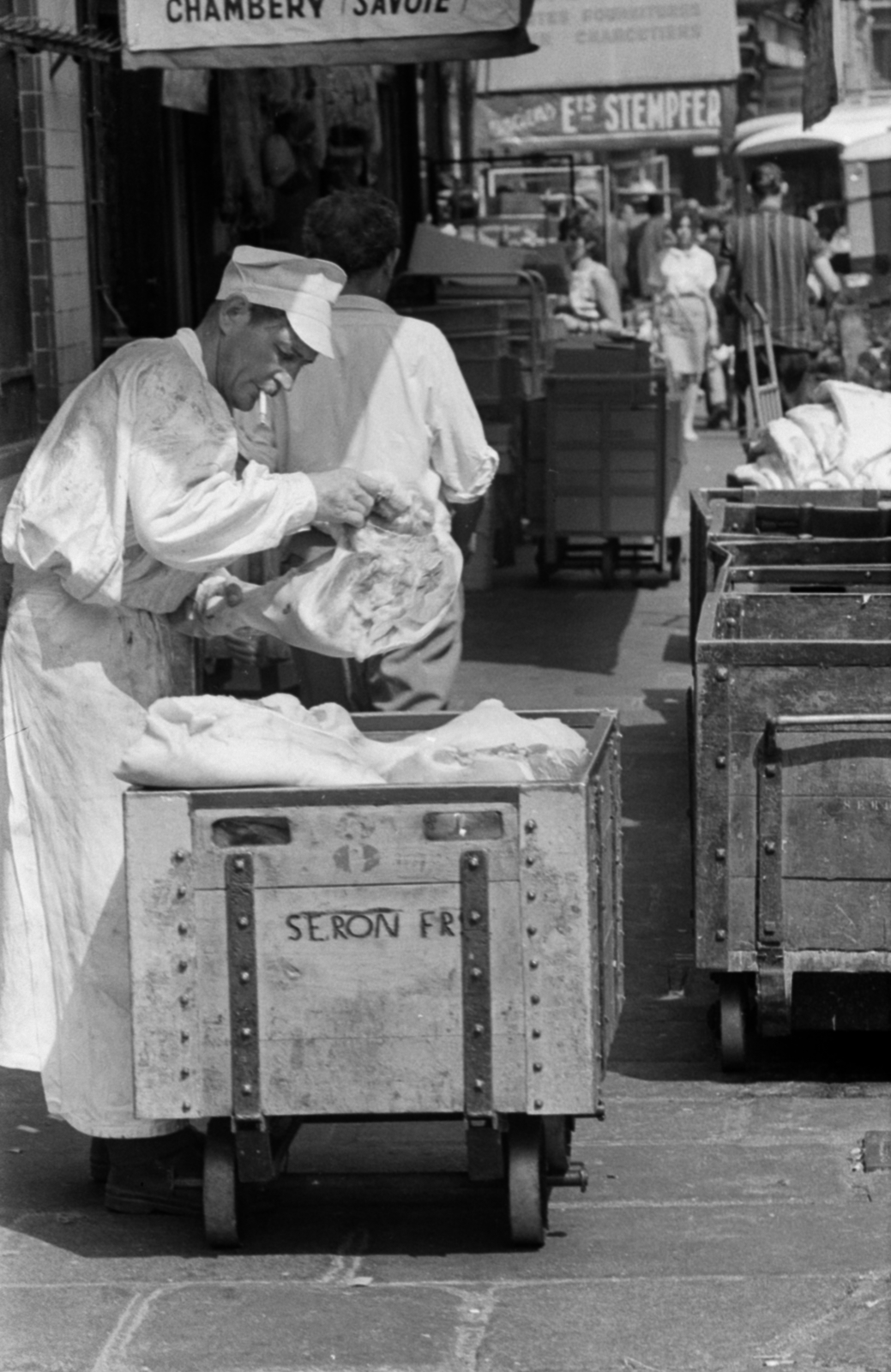 France, Paris, Les Halles, Párizs nagybani piaca., 1967, Bojár Sándor, Fortepan #179496