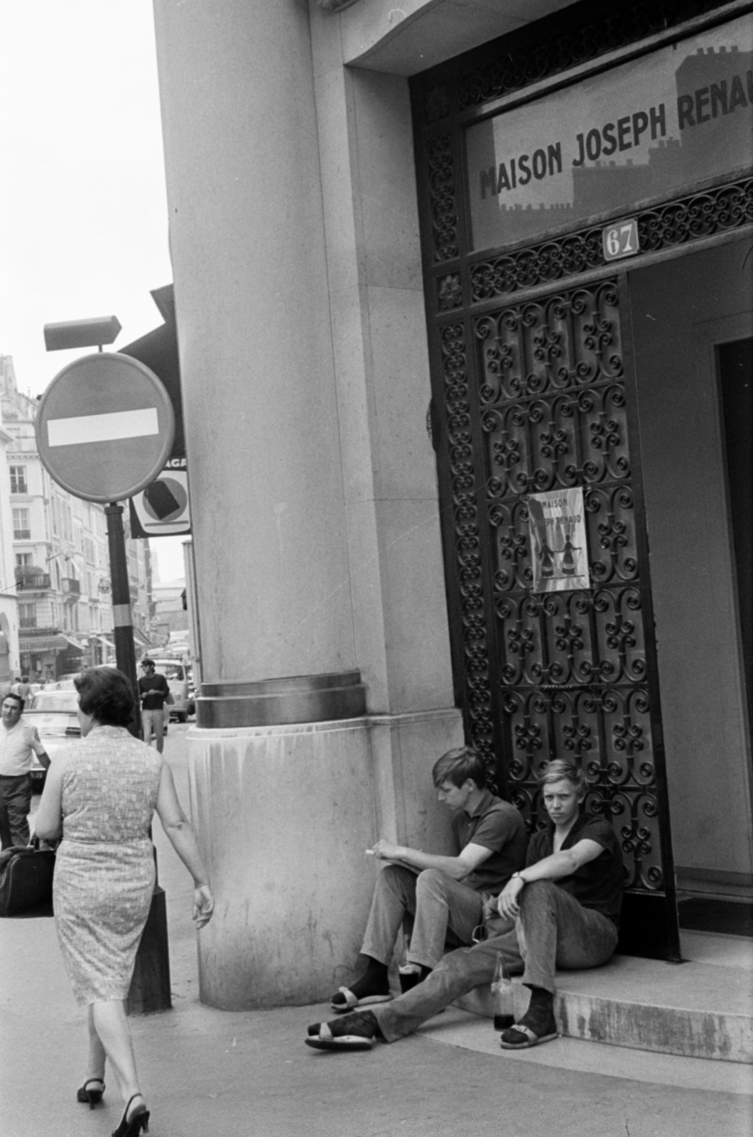 France, Paris, Rue Montmartre 67., 1967, Bojár Sándor, Fortepan #179508