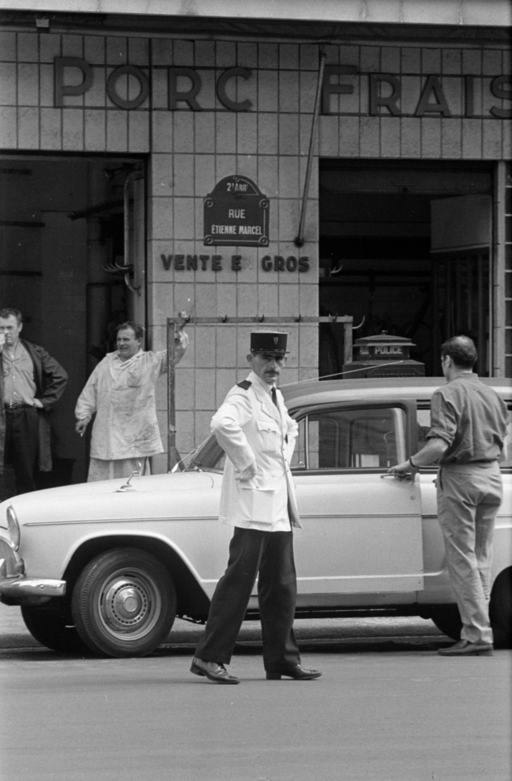 France, Paris, Les Halles, Párizs nagybani piaca. Rue Étienne-Marcel., 1967, Bojár Sándor, Fortepan #179510