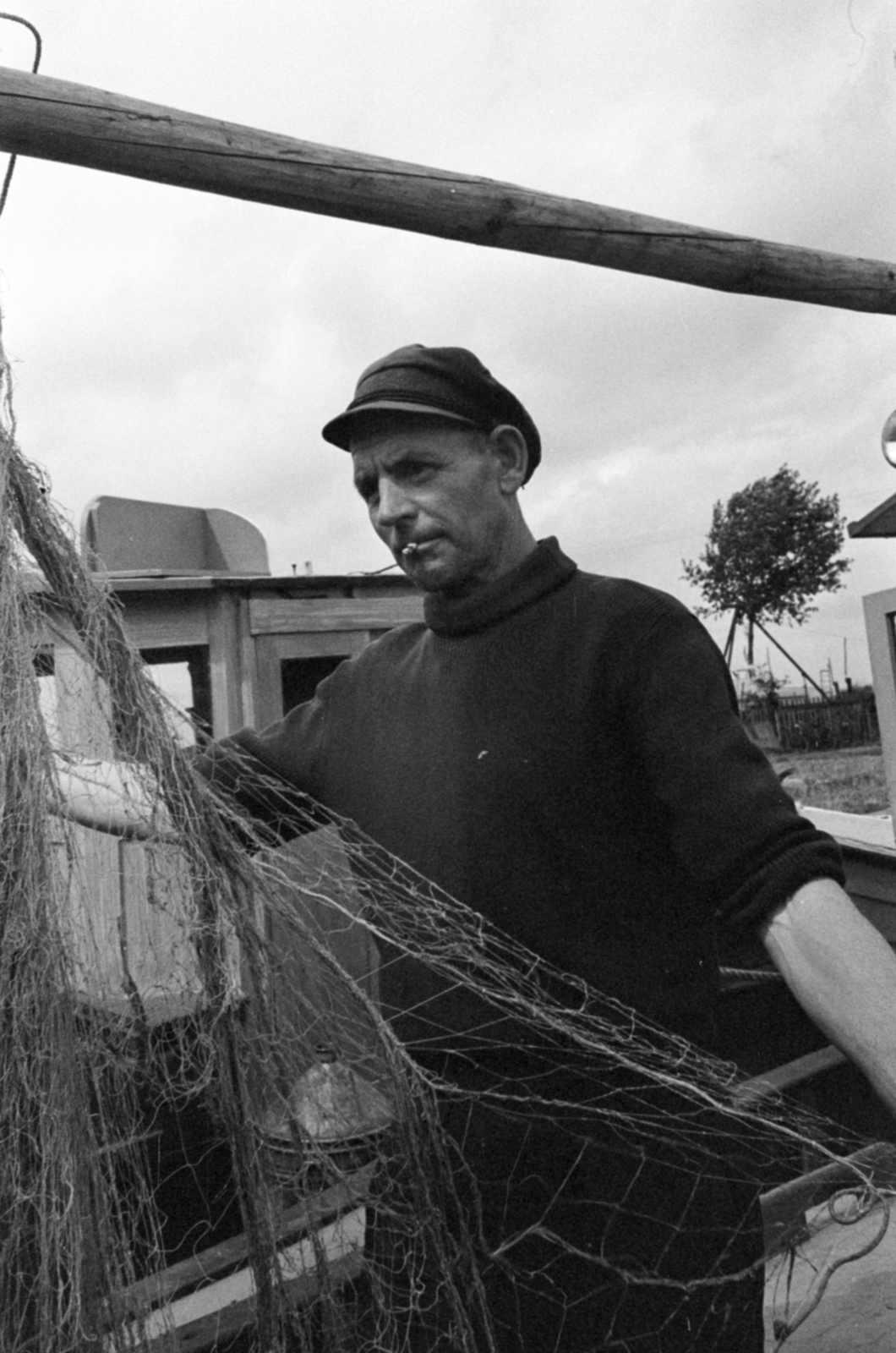 Németország, Mönkebude, kikötő., 1966, Bojár Sándor, NDK, Fortepan #179581