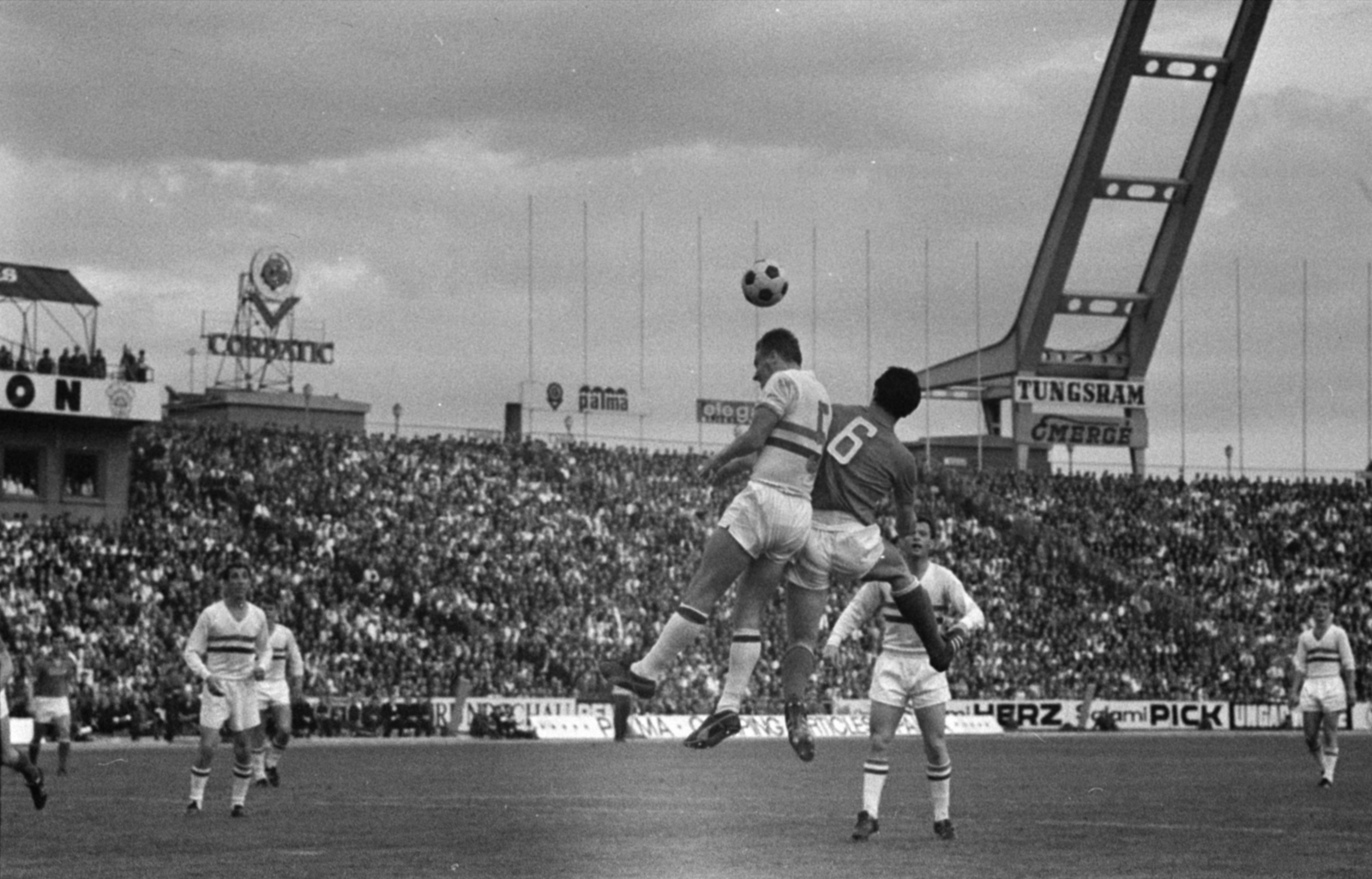 Hungary, Népstadion, Budapest XIV., Magyarország - Szovjetunió 2:0 (0:0) EB mérkőzés 1968. május 4., 1968, Bojár Sándor, Budapest, Fortepan #179889