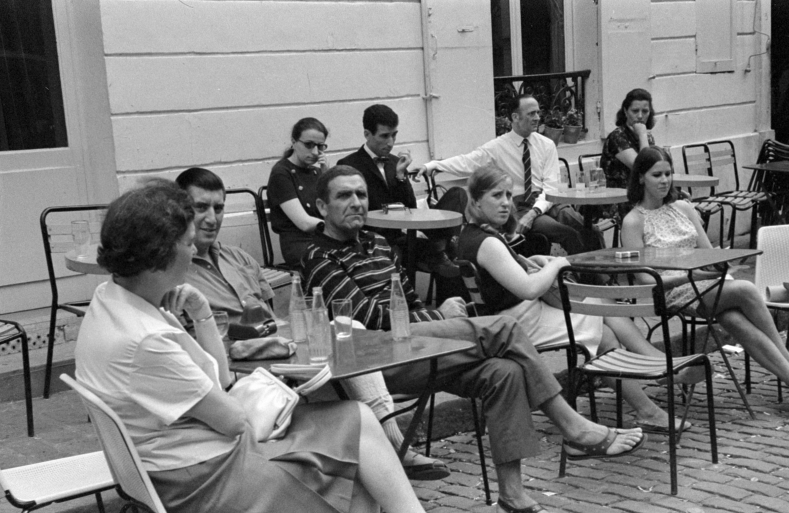 France, Paris, csíkos pólóban Bárdy György színművész., 1967, Bojár Sándor, Fortepan #180063
