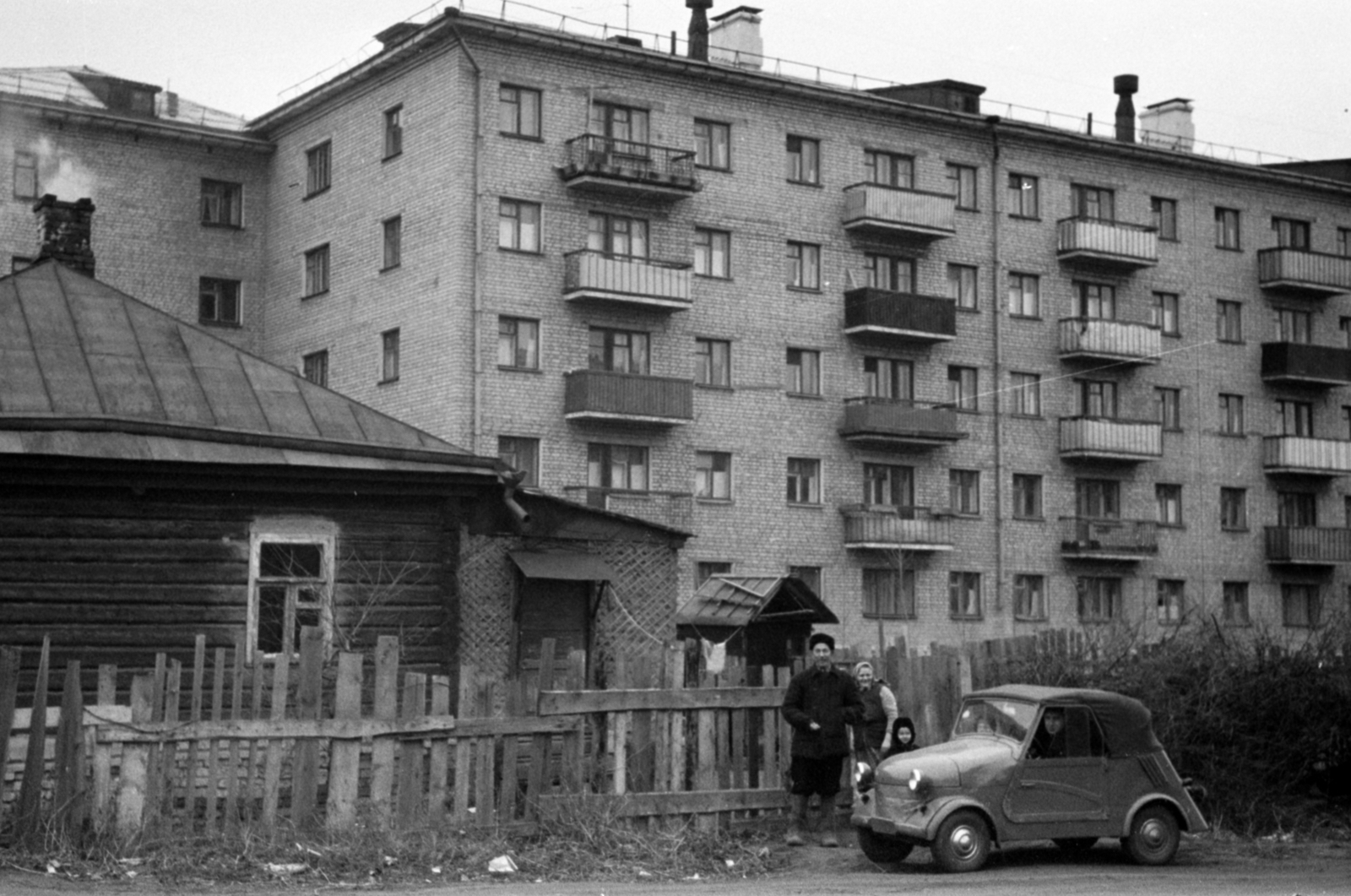 Russia, Voronezh, Olhovszkij átjátó a Lenin sugárút felől nézve., 1964, Bojár Sándor, Soviet Union, Fortepan #180126